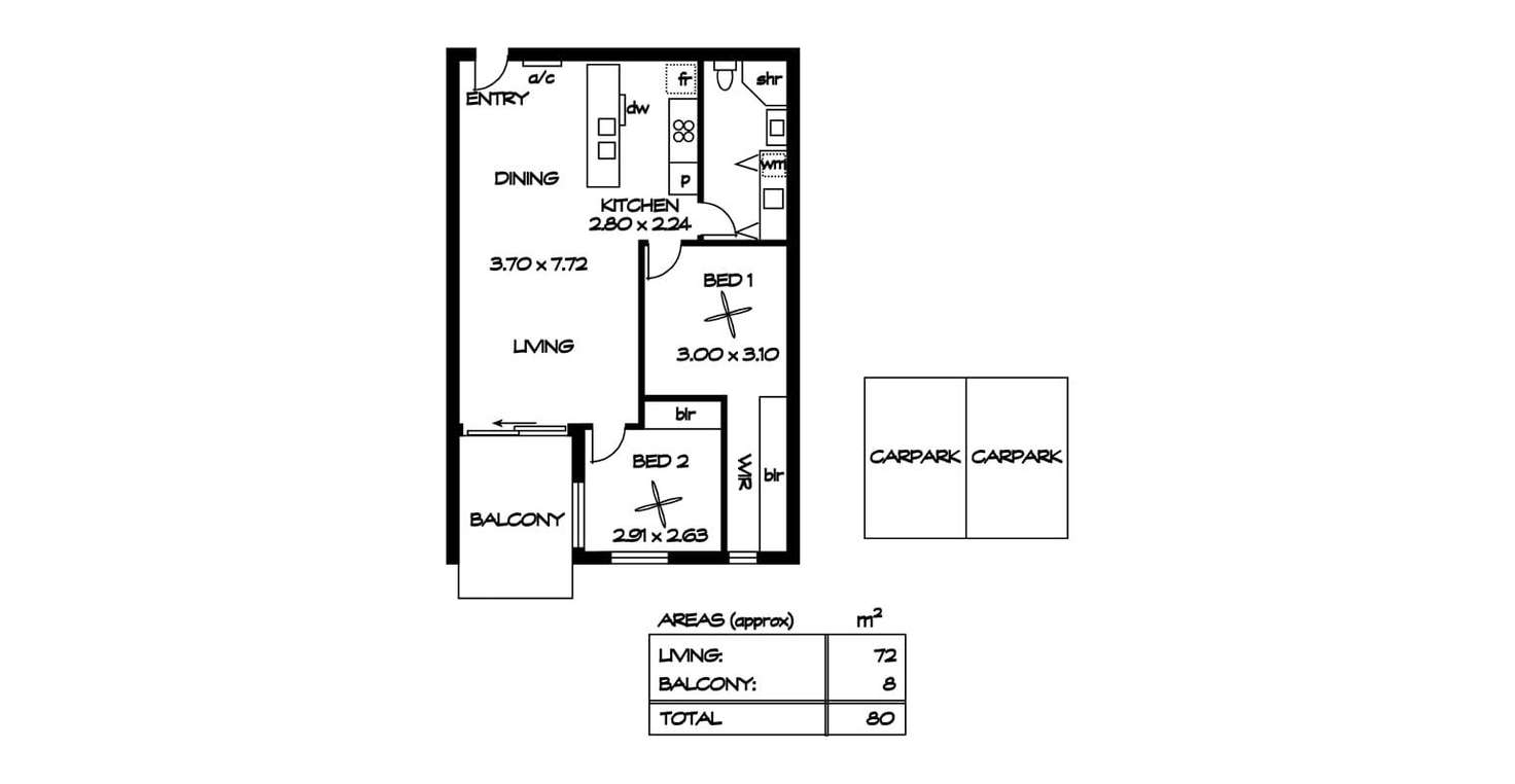 Floorplan of Homely apartment listing, 16/130 Gilles Street, Adelaide SA 5000