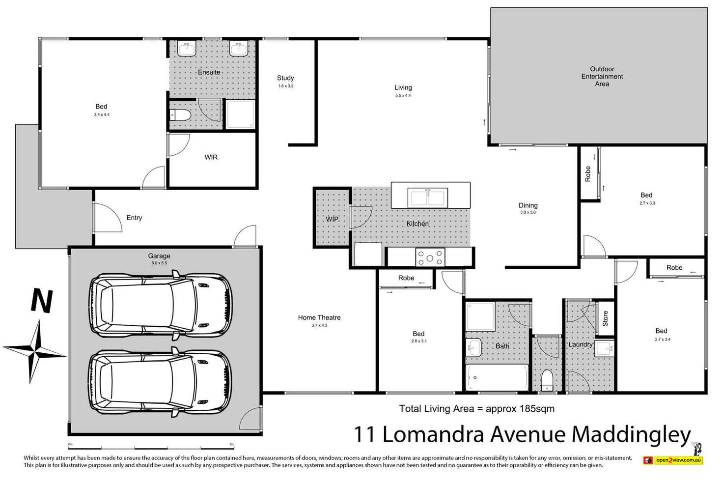 Floorplan of Homely house listing, 11 Lomandra Avenue, Maddingley VIC 3340