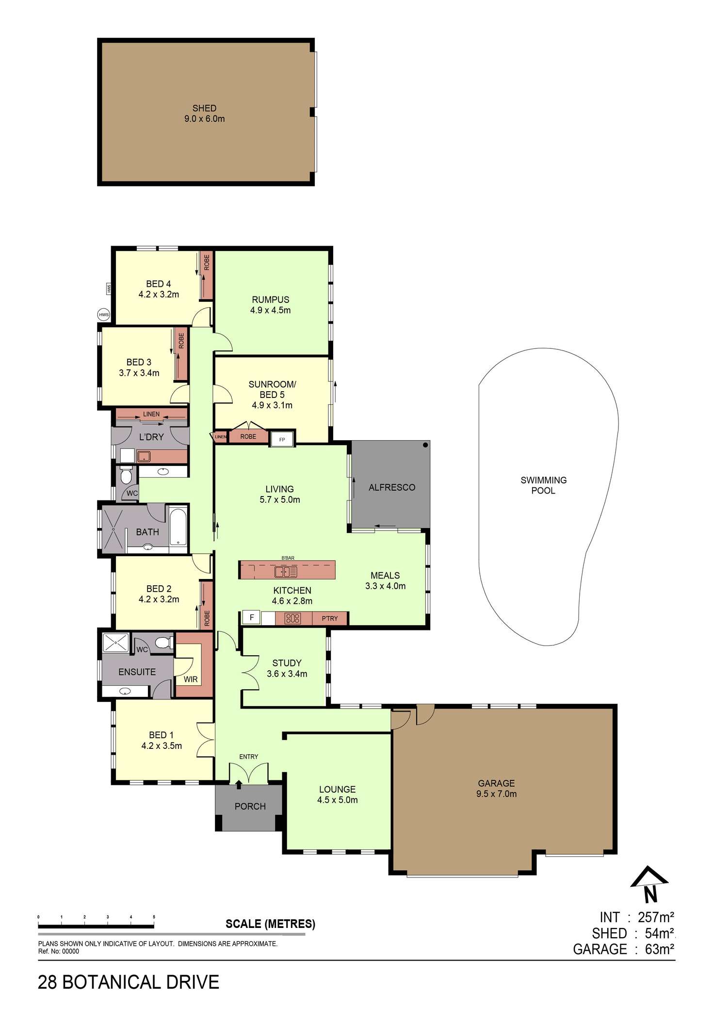 Floorplan of Homely house listing, 28 Botanical Drive, Epsom VIC 3551