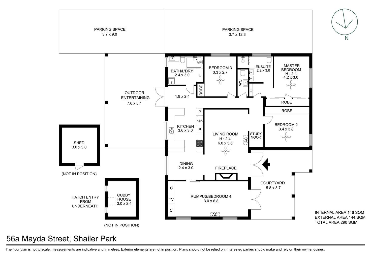 Floorplan of Homely house listing, 56A Mayda Street, Shailer Park QLD 4128