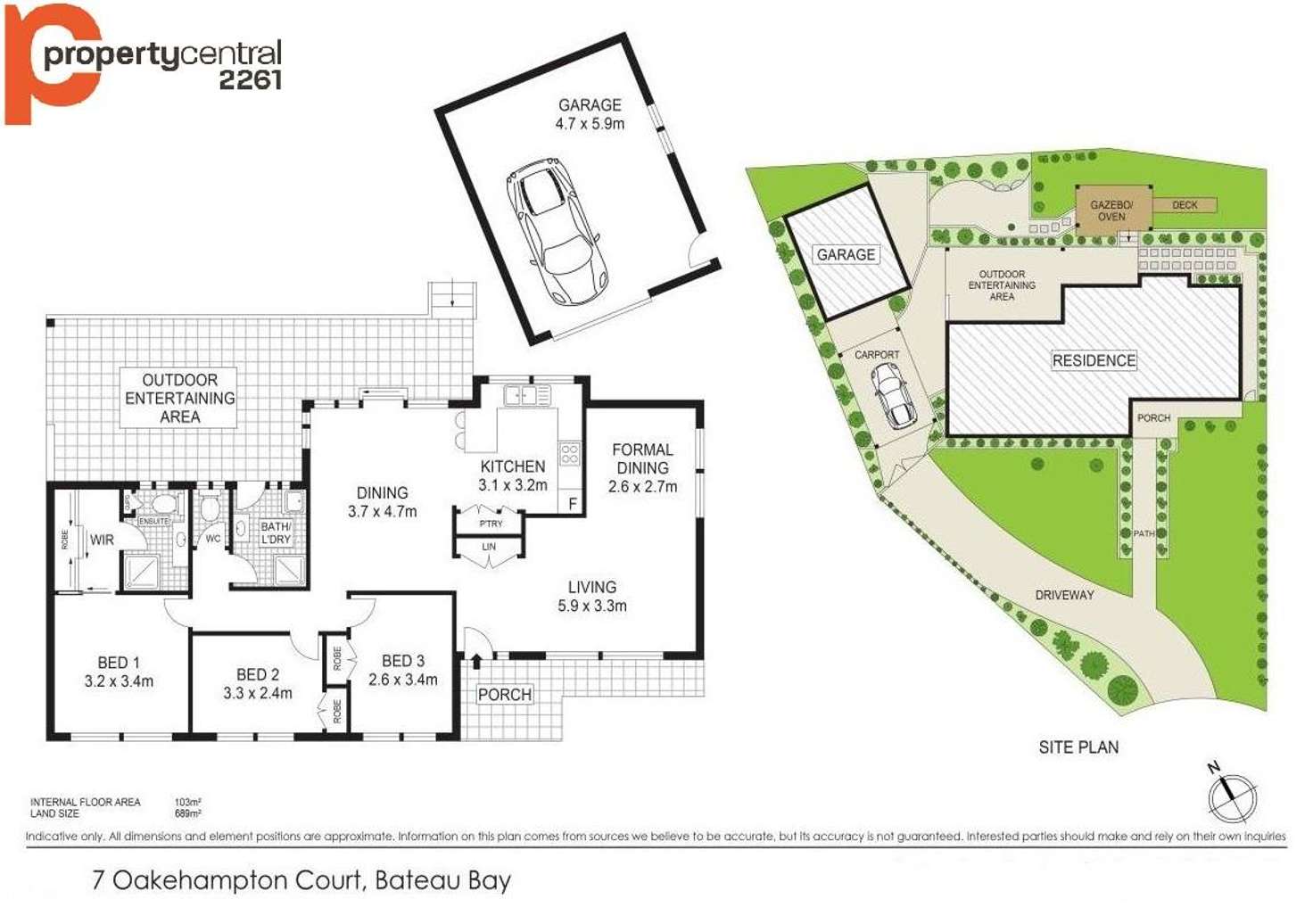 Floorplan of Homely house listing, 7 Oakehampton Court, Bateau Bay NSW 2261