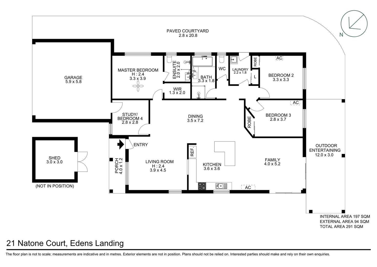 Floorplan of Homely house listing, 21 Natone Court, Edens Landing QLD 4207