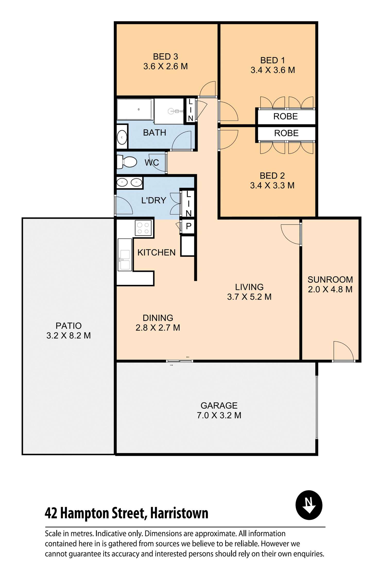 Floorplan of Homely house listing, 42 Hampton Street, Harristown QLD 4350
