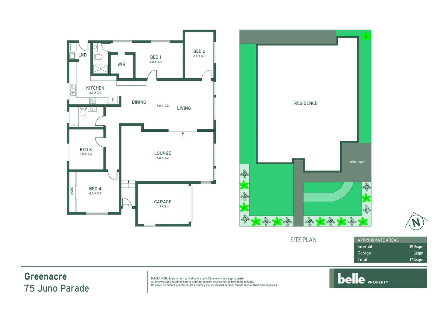 Floorplan of Homely house listing, 75 Juno Parade, Greenacre NSW 2190