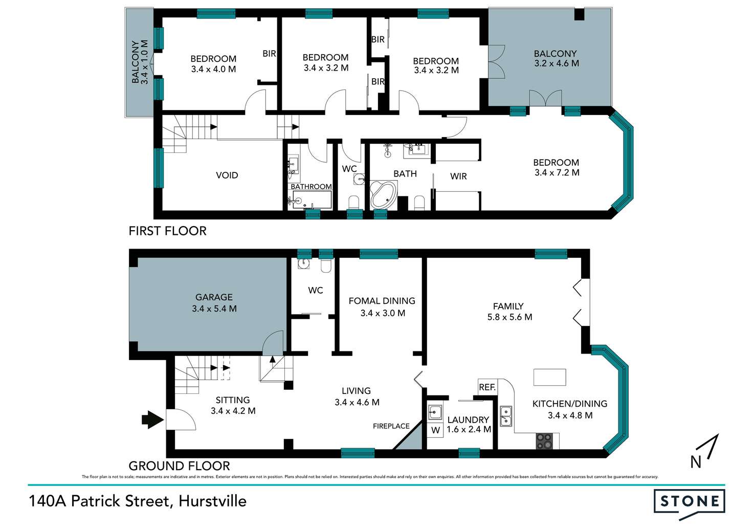 Floorplan of Homely house listing, 140A Patrick Street, Hurstville NSW 2220