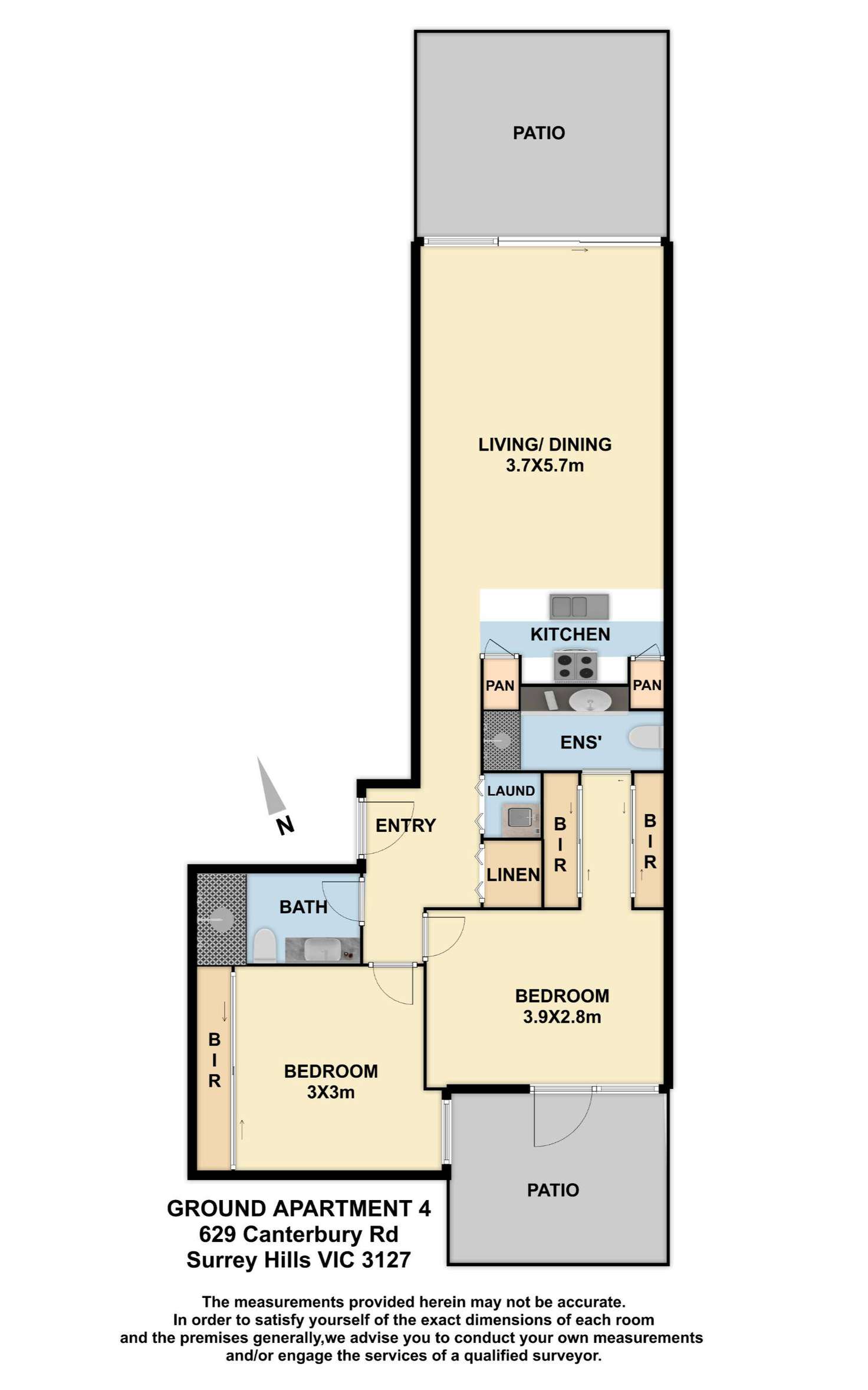 Floorplan of Homely apartment listing, G04/629 Canterbury Road, Surrey Hills VIC 3127