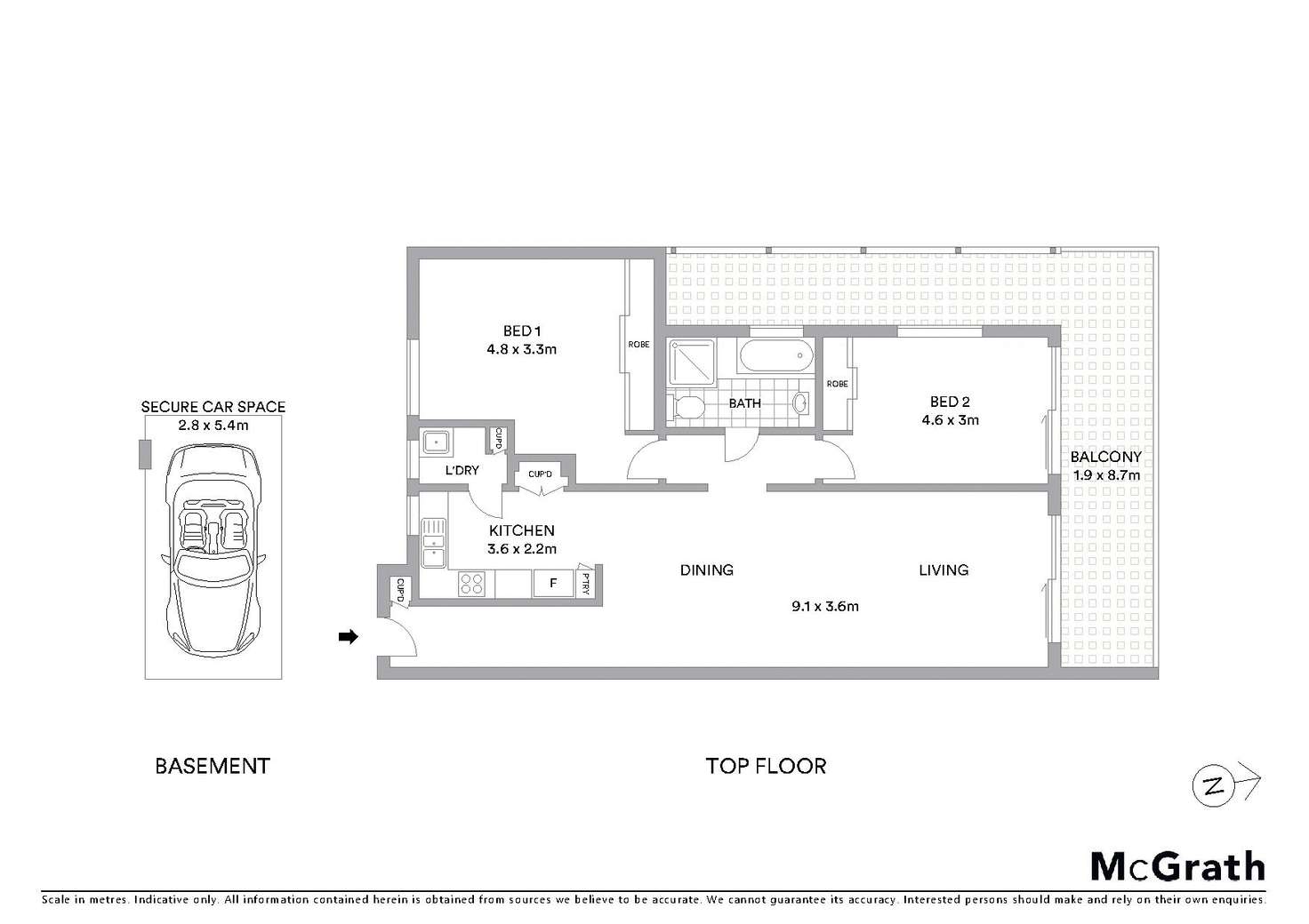 Floorplan of Homely apartment listing, 7/5 Veno Street, Heathcote NSW 2233