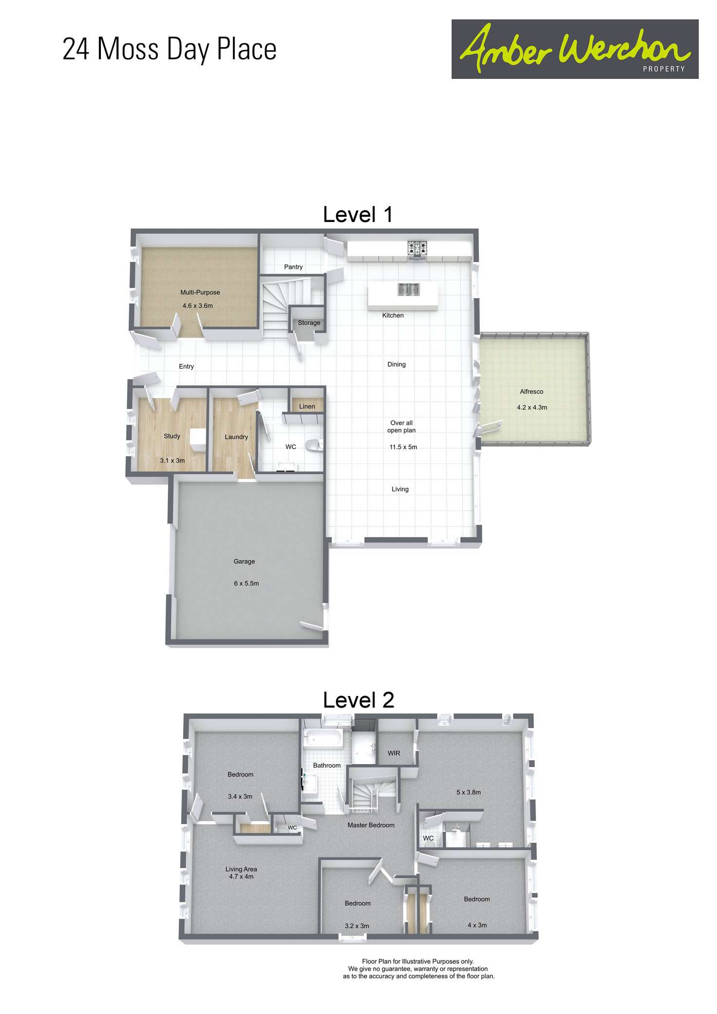 Floorplan of Homely house listing, 24 Moss Day Place, Burnside QLD 4560