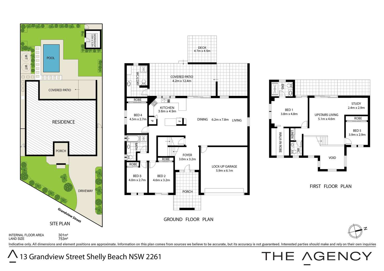 Floorplan of Homely house listing, 13 Grandview Street, Shelly Beach NSW 2261