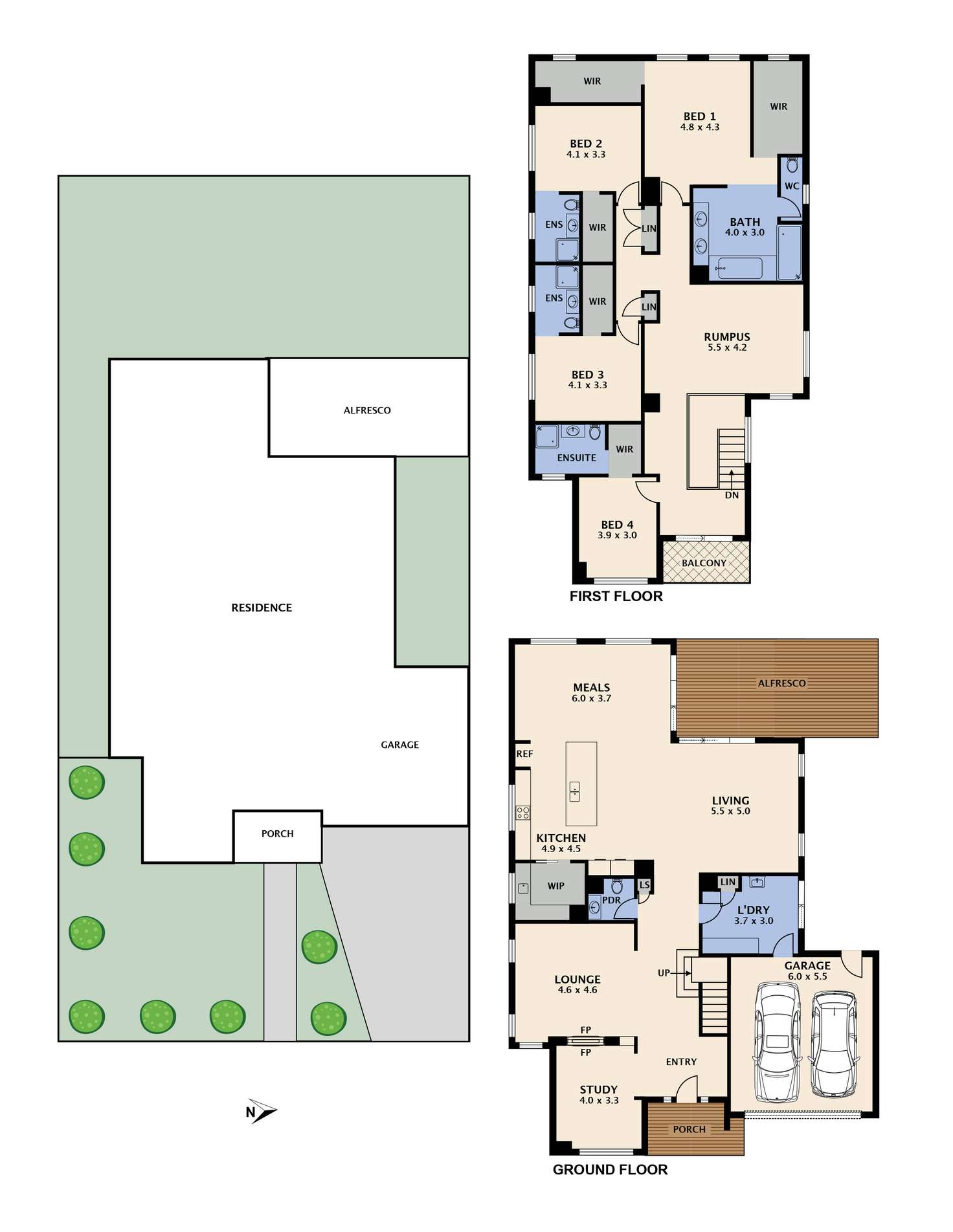Floorplan of Homely house listing, 3 Montreal Circuit, Craigieburn VIC 3064
