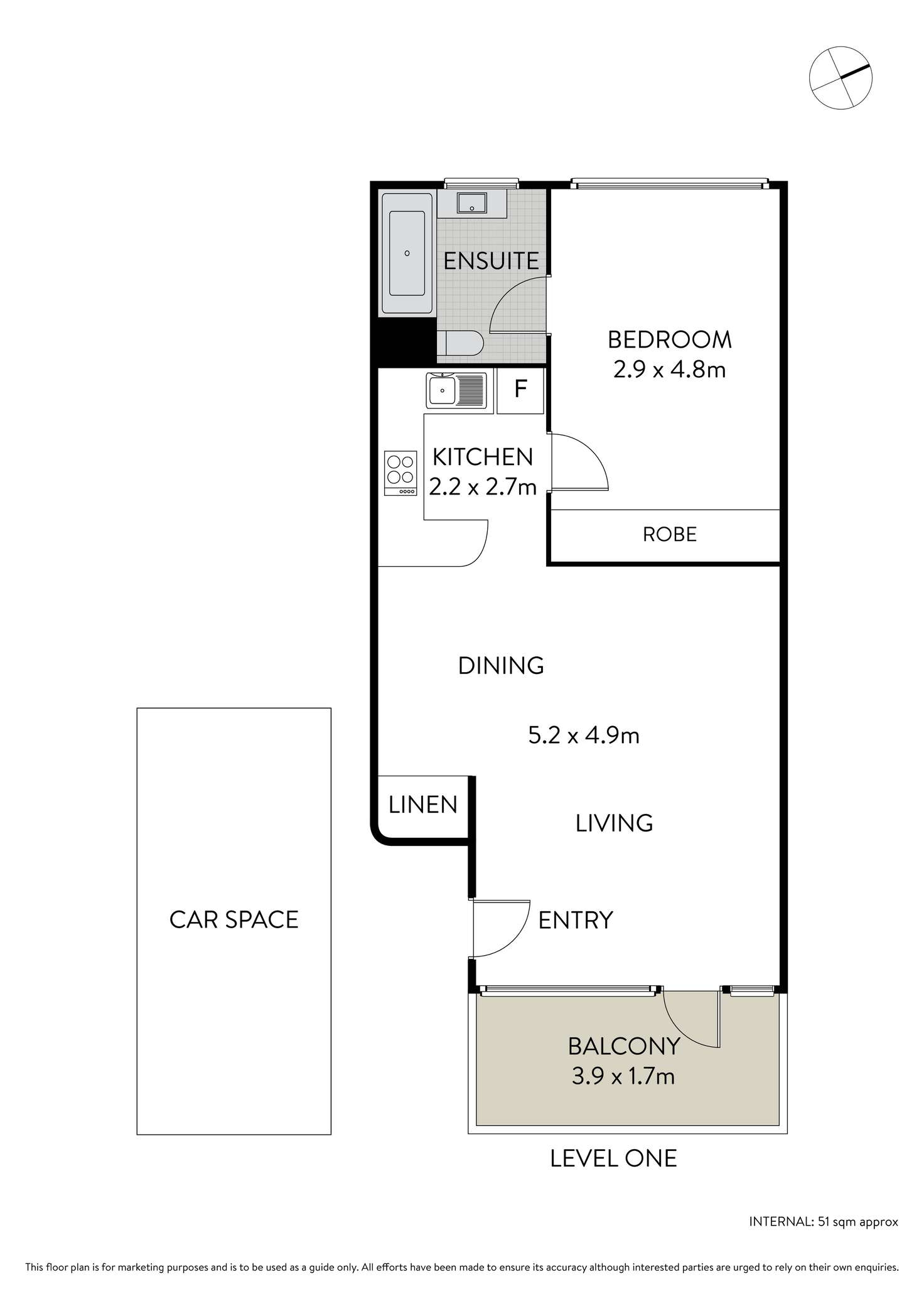 Floorplan of Homely apartment listing, 26D/18 Lucy Street, Ashfield NSW 2131