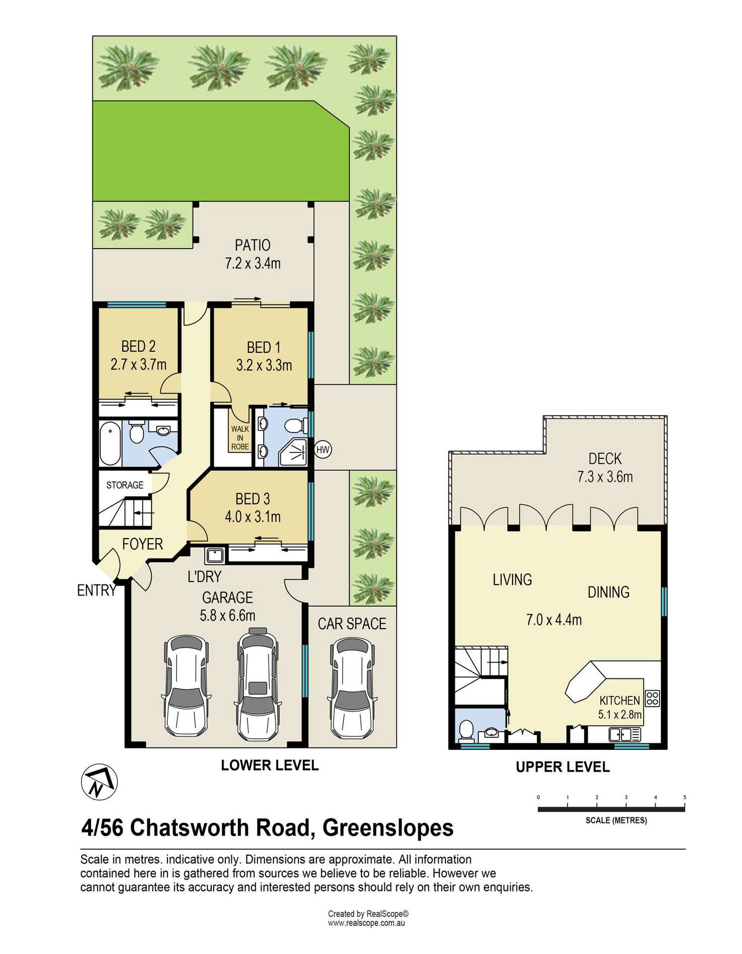 Floorplan of Homely townhouse listing, 4/56 Chatsworth Road, Greenslopes QLD 4120