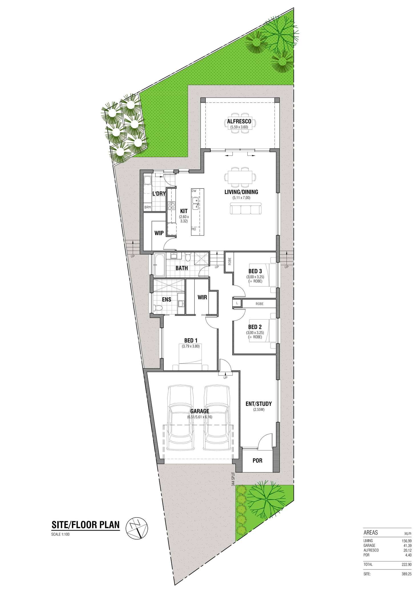 Floorplan of Homely house listing, 6 Morialta Place (enter From 220 Stradbroke Road), Rostrevor SA 5073