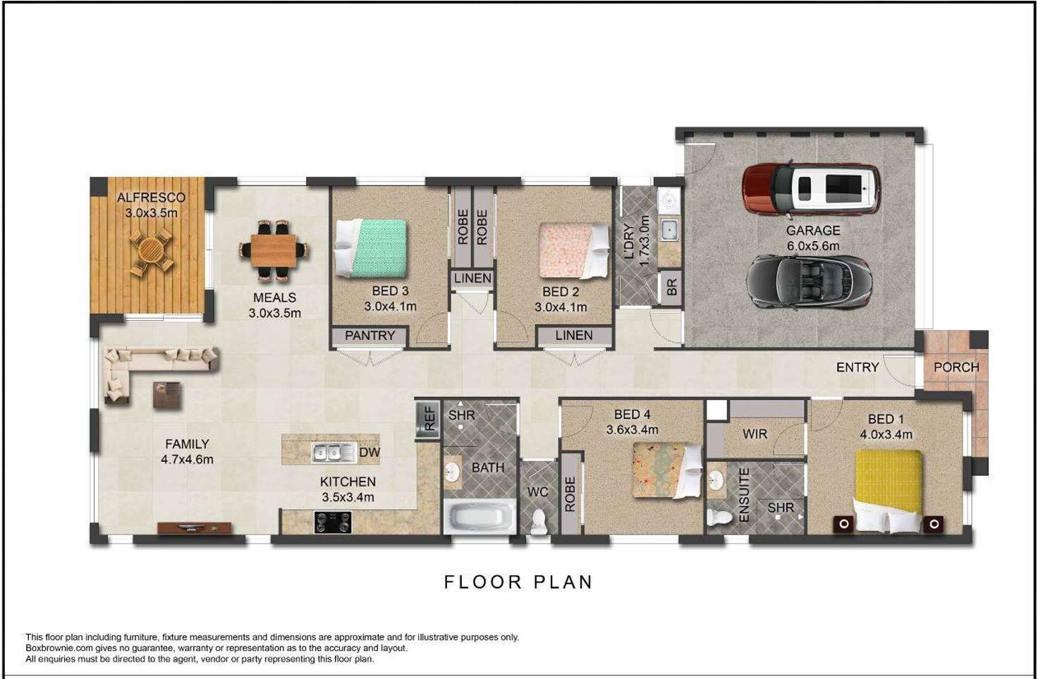 Floorplan of Homely house listing, 81 Nancarrow Drive, Doreen VIC 3754