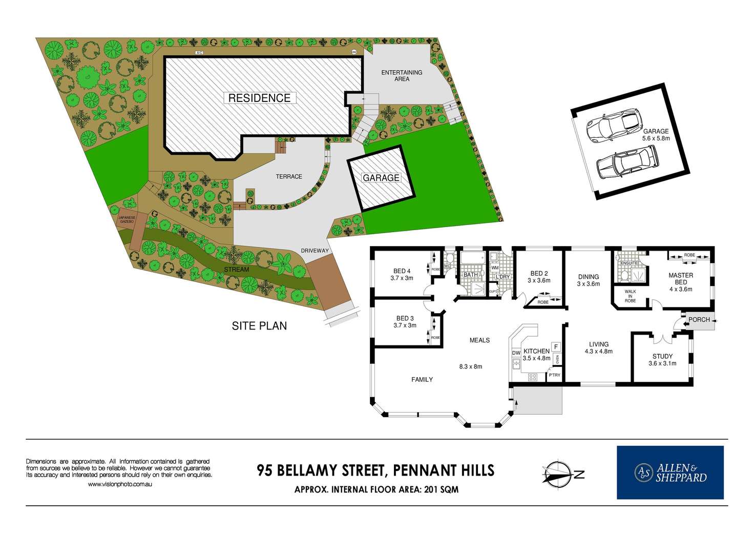 Floorplan of Homely house listing, 95 Bellamy Street, Pennant Hills NSW 2120