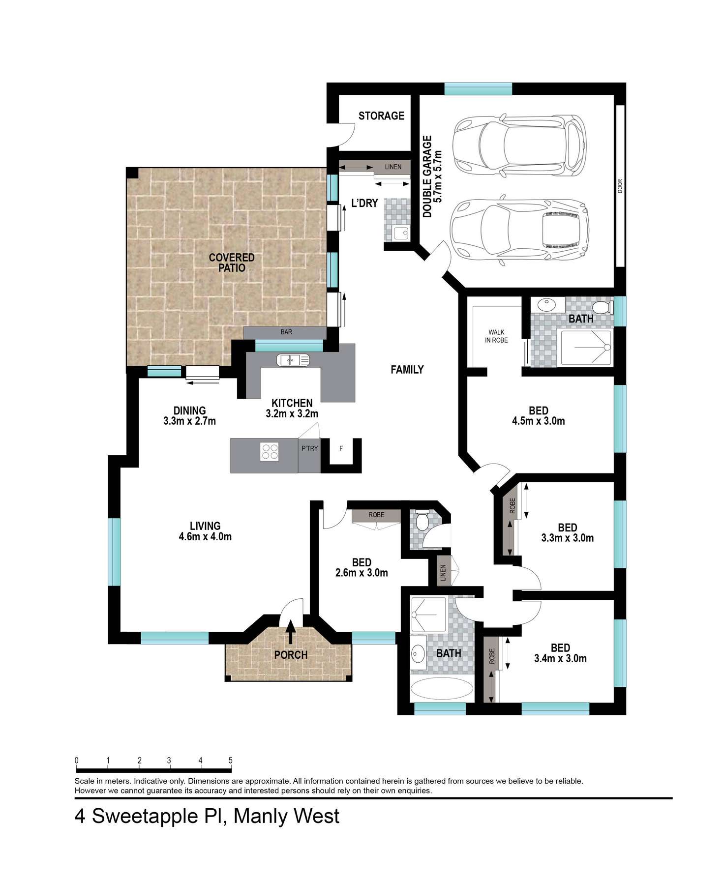 Floorplan of Homely house listing, 4 Sweetapple Place, Manly West QLD 4179