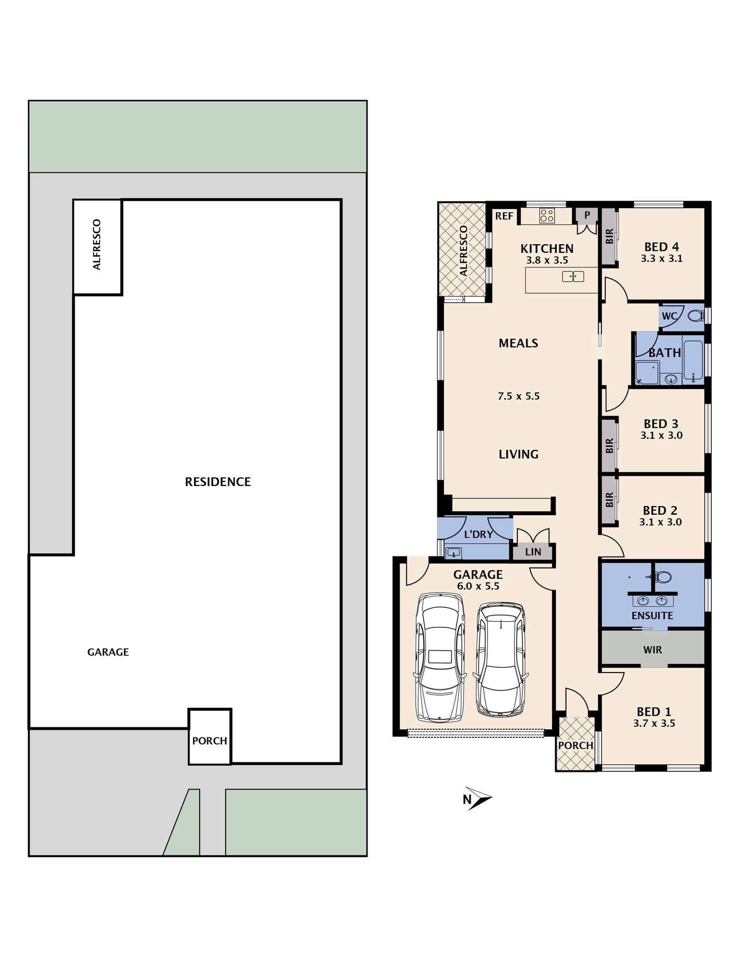 Floorplan of Homely house listing, 50 Denbigh Loop, Mickleham VIC 3064