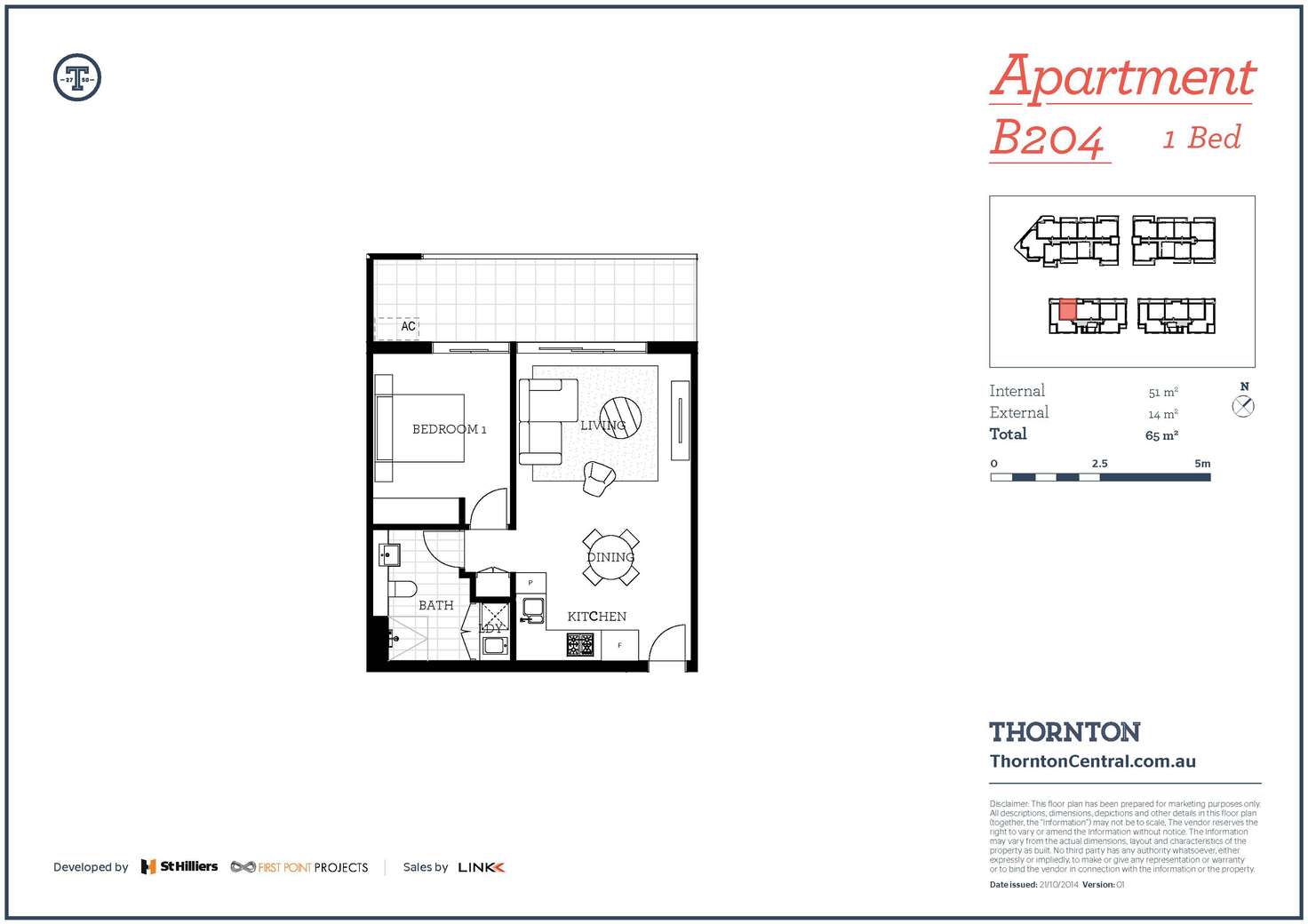Floorplan of Homely apartment listing, 204/101B Lord Sheffield Circuit, Penrith NSW 2750