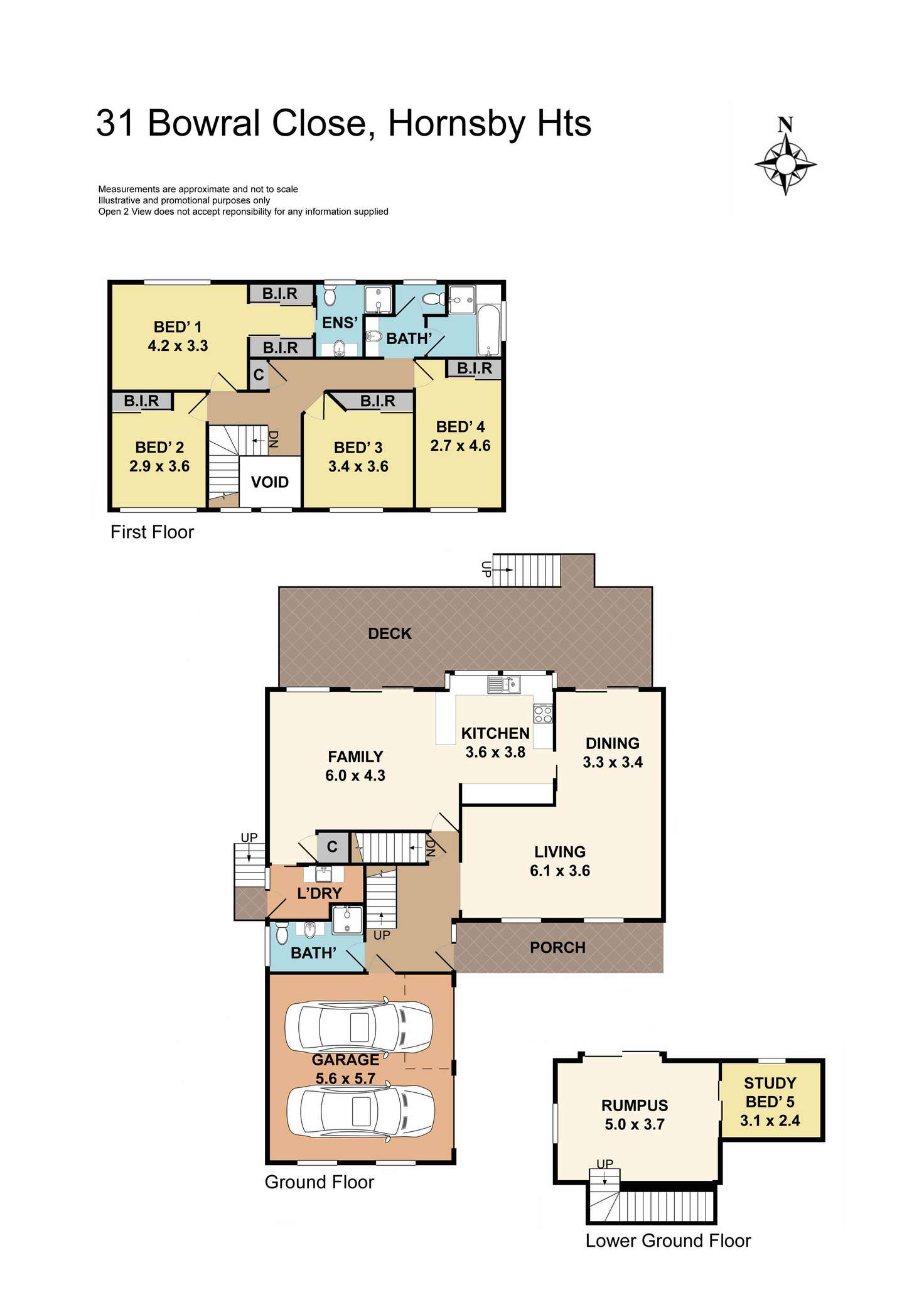 Floorplan of Homely house listing, 31 Bowral Close, Hornsby Heights NSW 2077