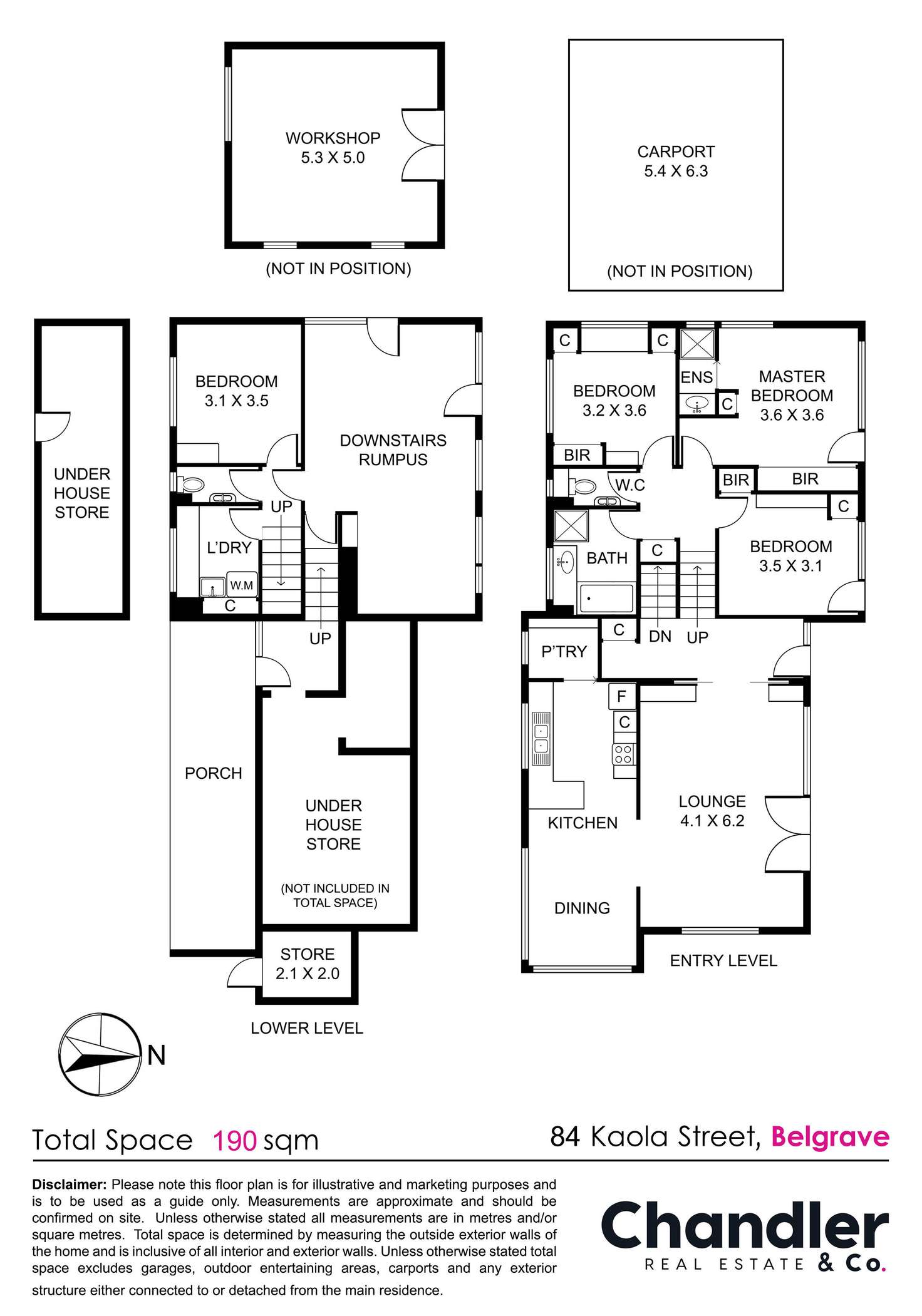 Floorplan of Homely house listing, 84 Kaola Street, Belgrave VIC 3160