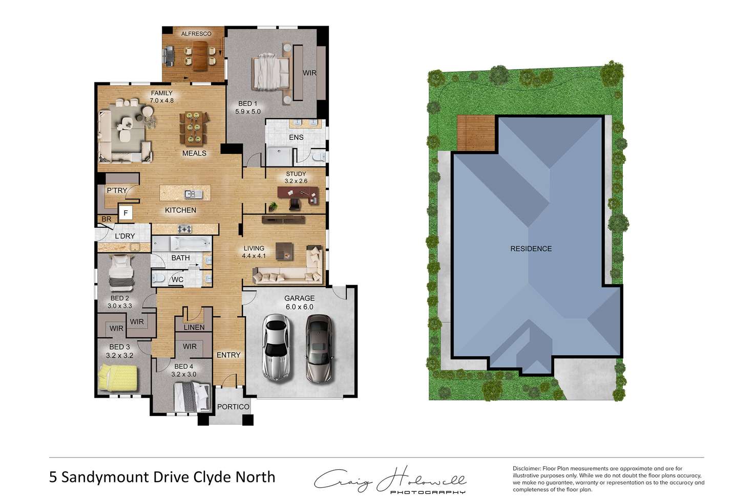 Floorplan of Homely house listing, 5 Sandymount Drive, Clyde North VIC 3978