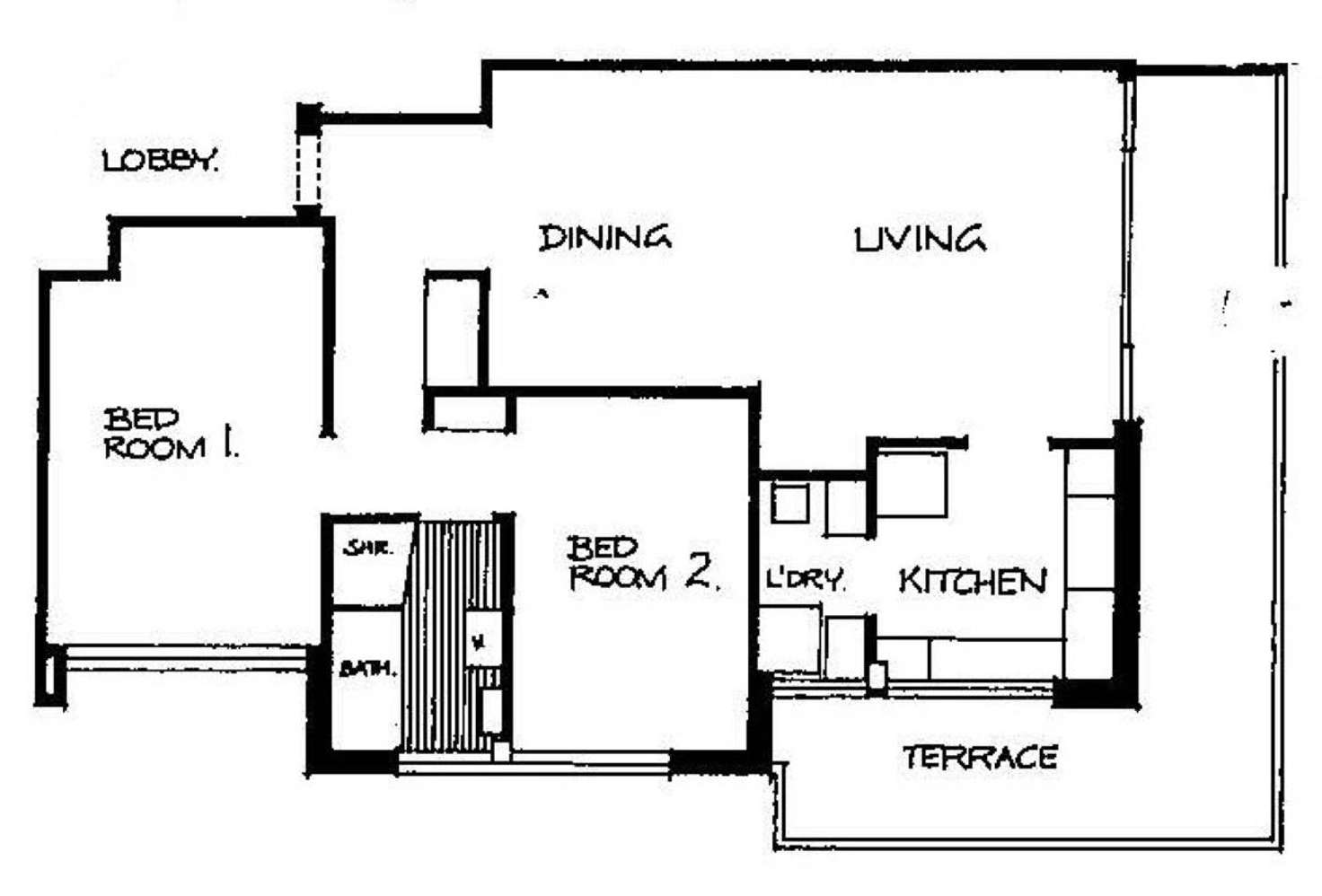 Floorplan of Homely unit listing, 23/96 Albert Avenue, Chatswood NSW 2067
