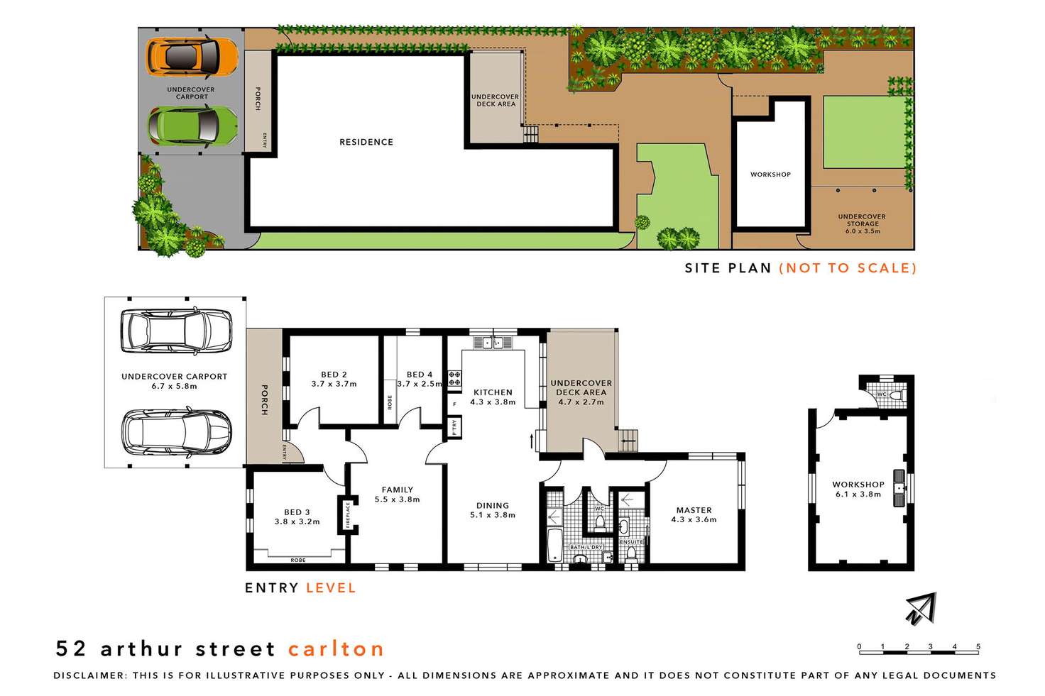 Floorplan of Homely house listing, 52 Arthur Street, Carlton NSW 2218