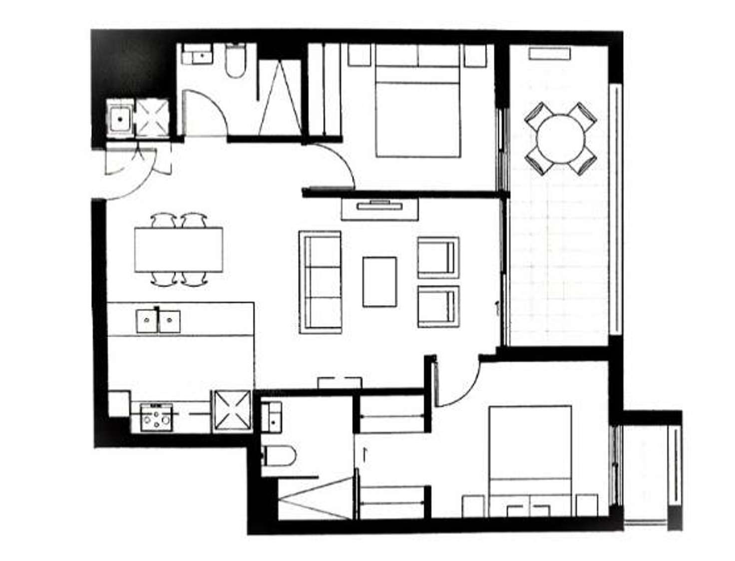 Floorplan of Homely apartment listing, 718/21 Waitara Avenue, Waitara NSW 2077