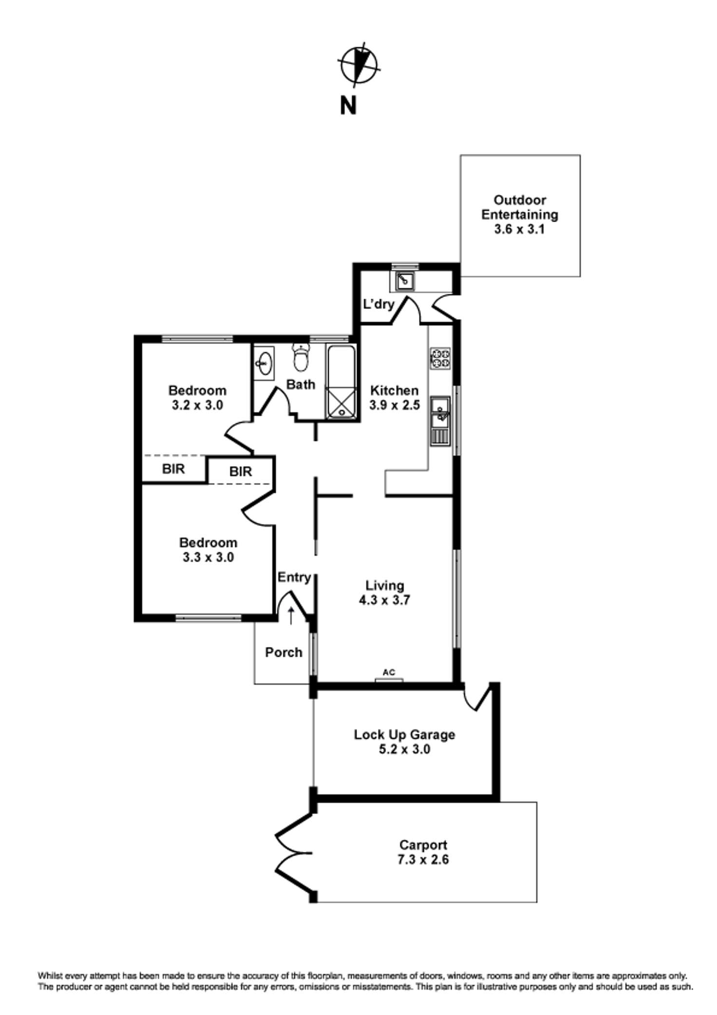 Floorplan of Homely unit listing, 4/3 Rose Street, Altona VIC 3018