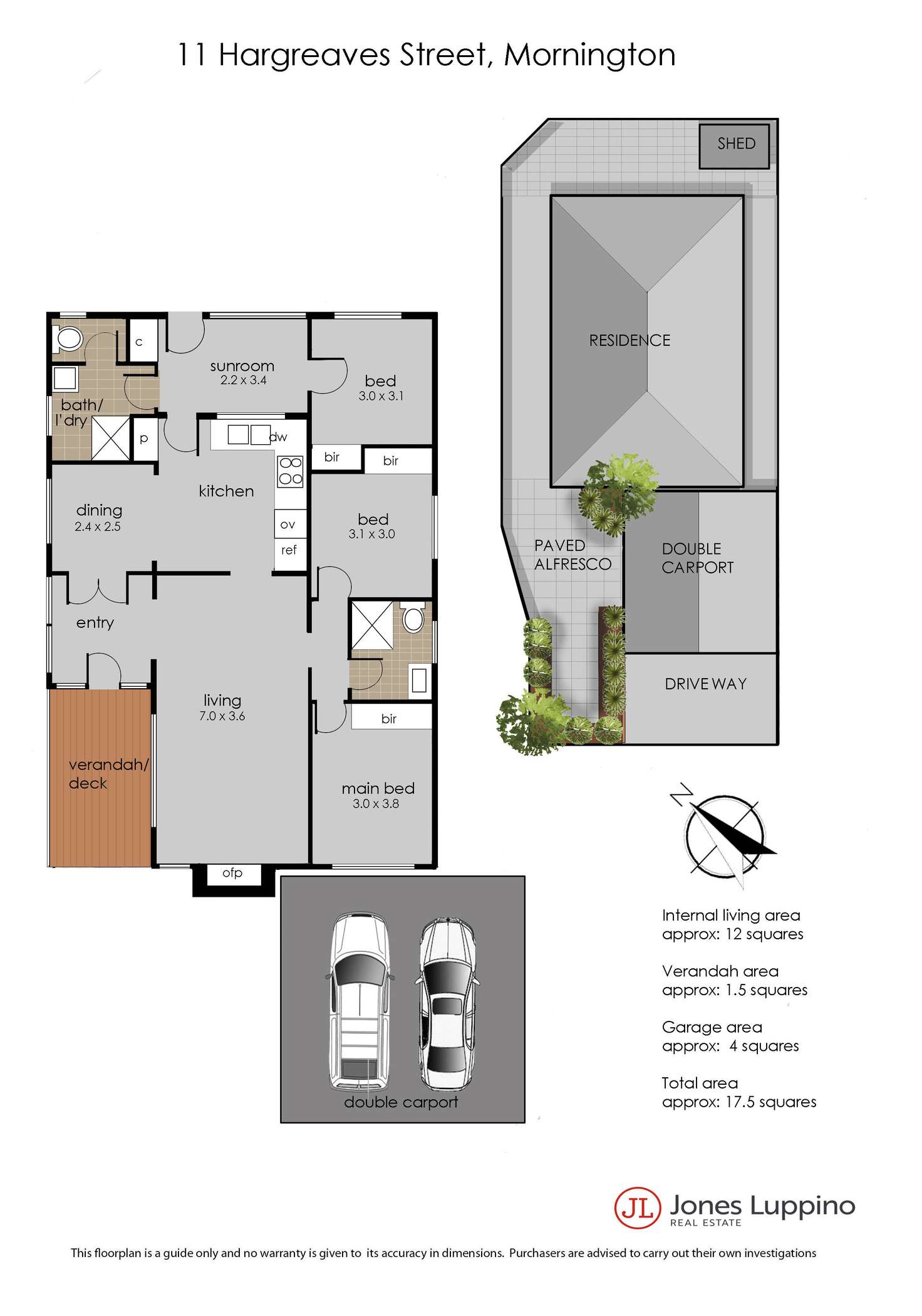 Floorplan of Homely house listing, 11 Hargreaves Street, Mornington VIC 3931