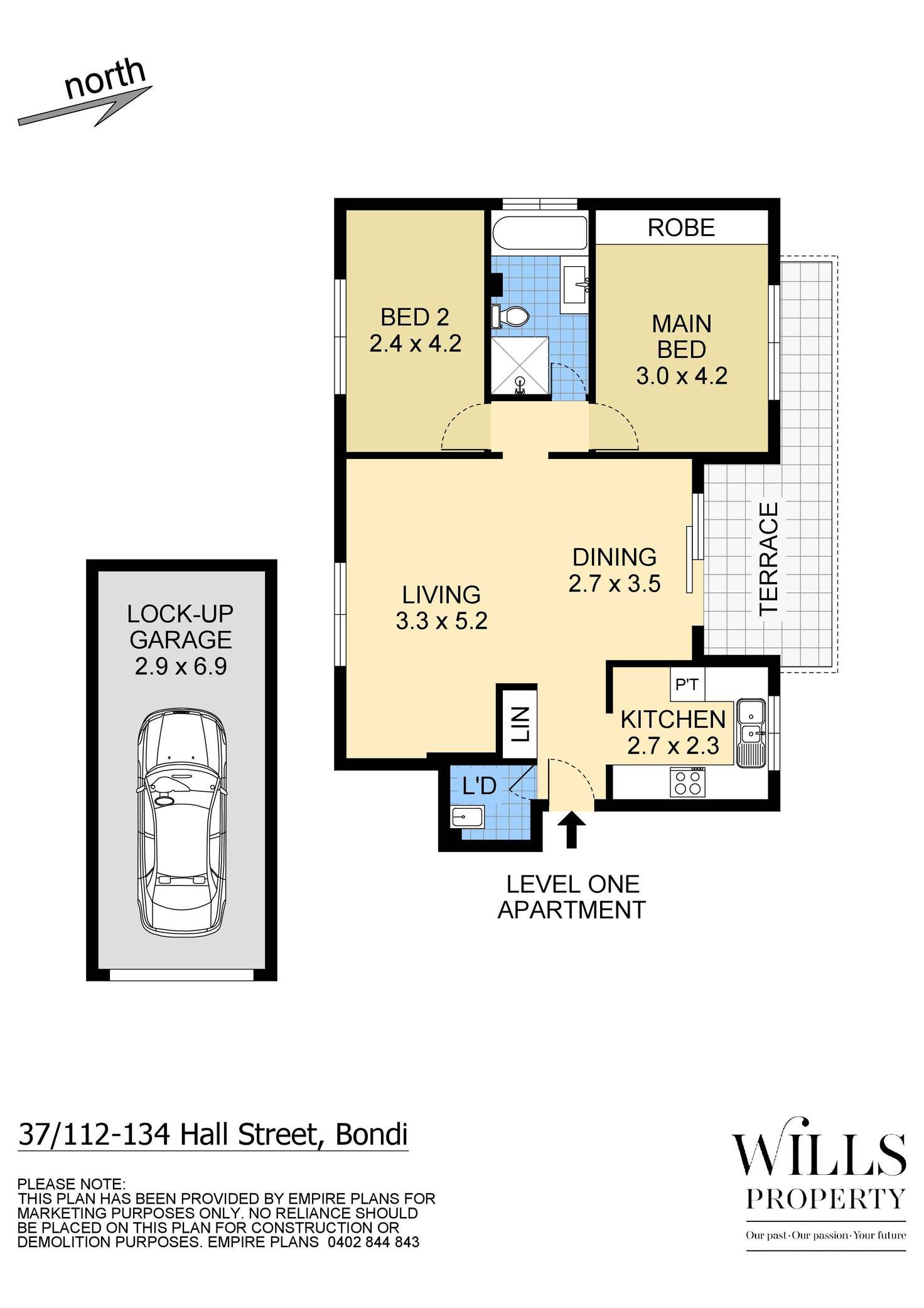 Floorplan of Homely unit listing, 37/112-134 Hall Street, Bondi Beach NSW 2026