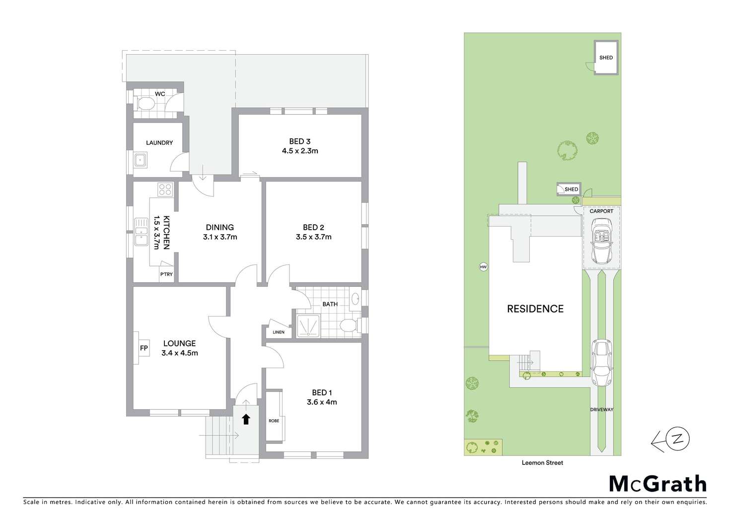 Floorplan of Homely house listing, 27 Leemon Street, Condell Park NSW 2200