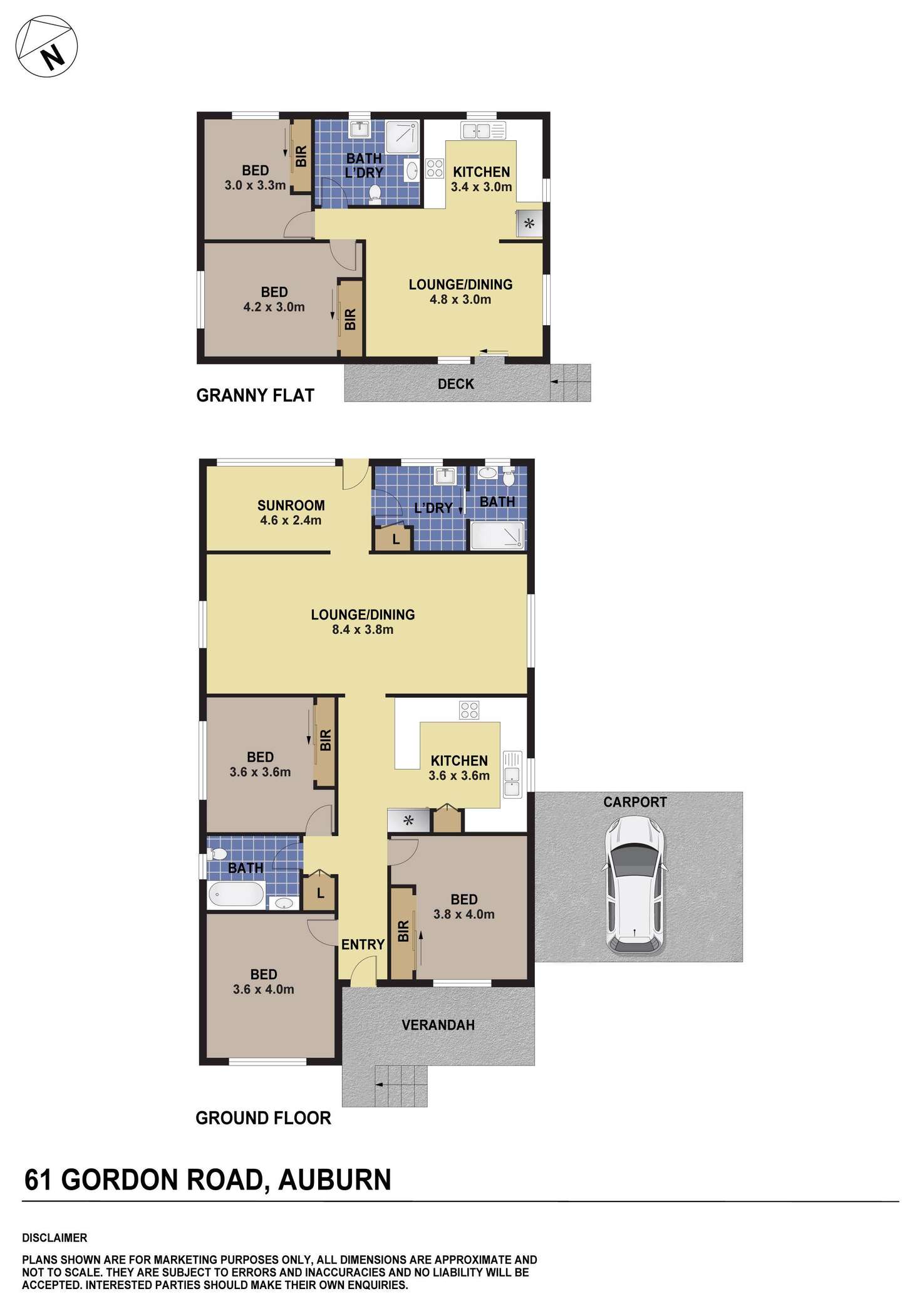 Floorplan of Homely house listing, 61 Gordon Road, Auburn NSW 2144