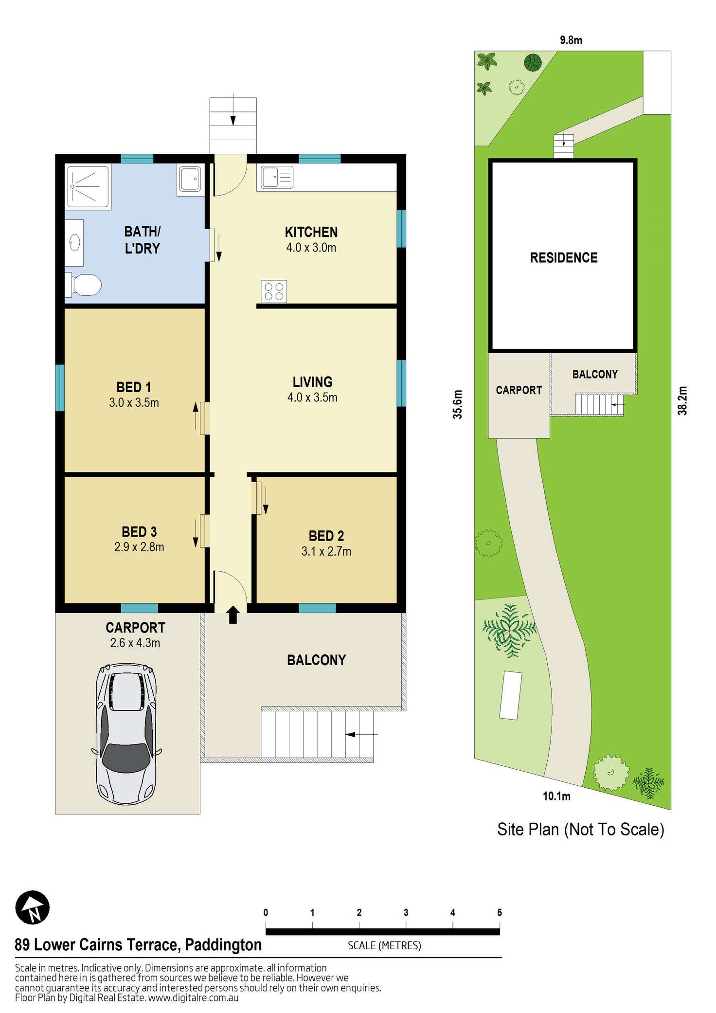 Floorplan of Homely house listing, 89 Lower Cairns Terrace, Paddington QLD 4064