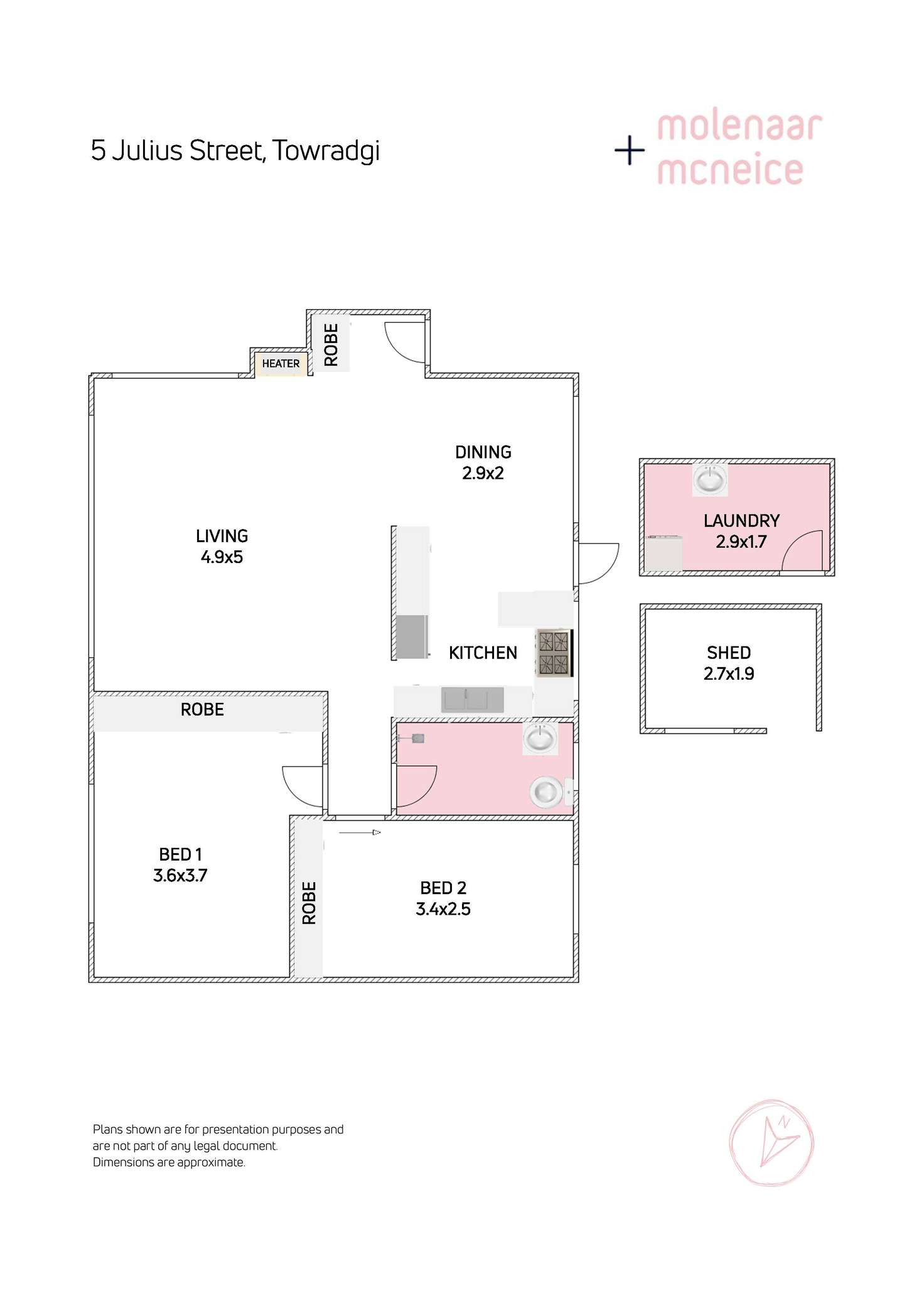 Floorplan of Homely house listing, 5 Julius Street, Towradgi NSW 2518