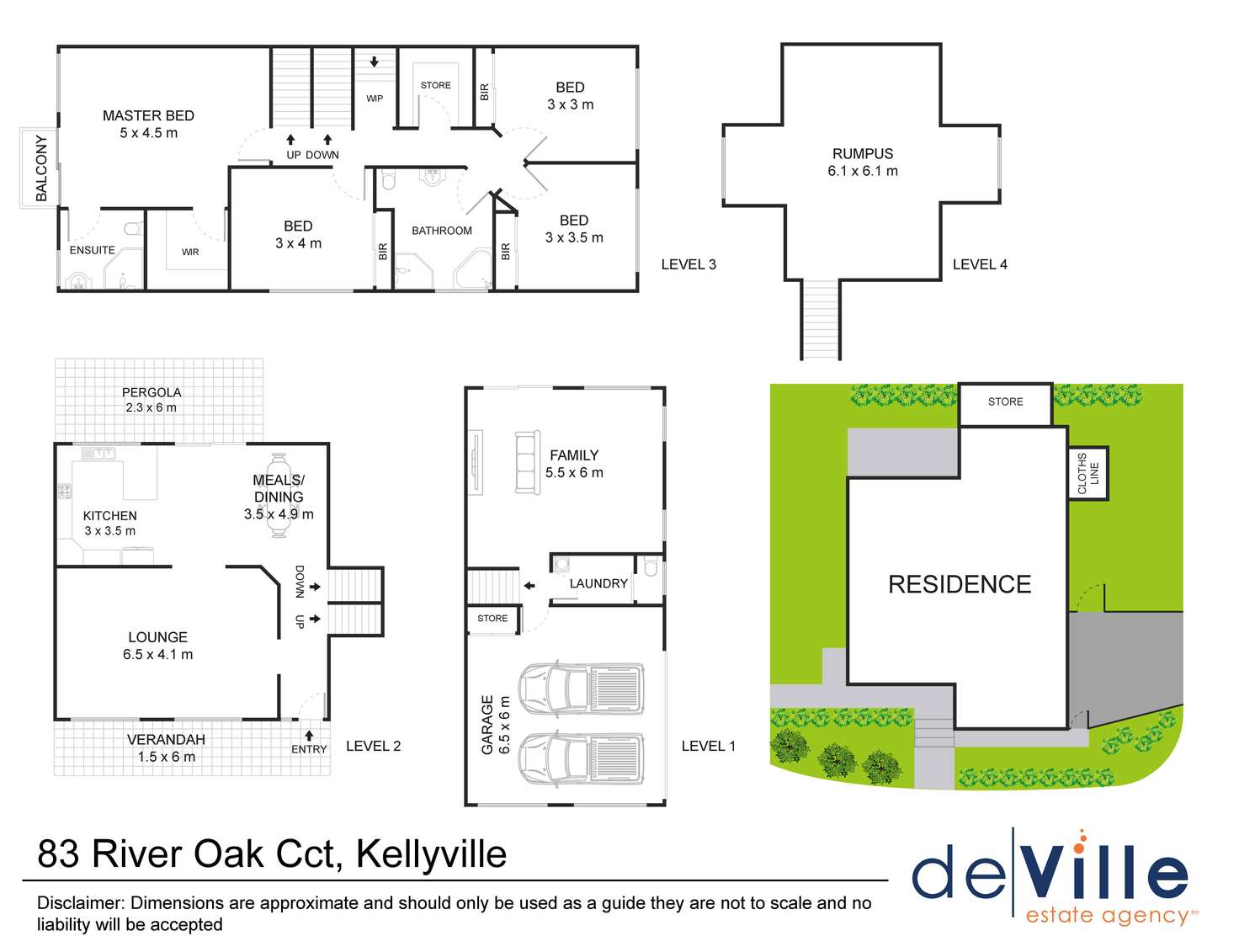 Floorplan of Homely house listing, 83 River Oak Circuit, Kellyville NSW 2155