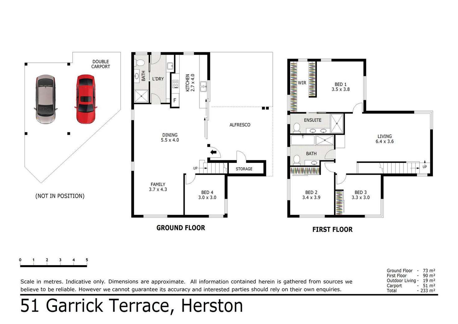 Floorplan of Homely house listing, 51 Garrick Terrace, Herston QLD 4006