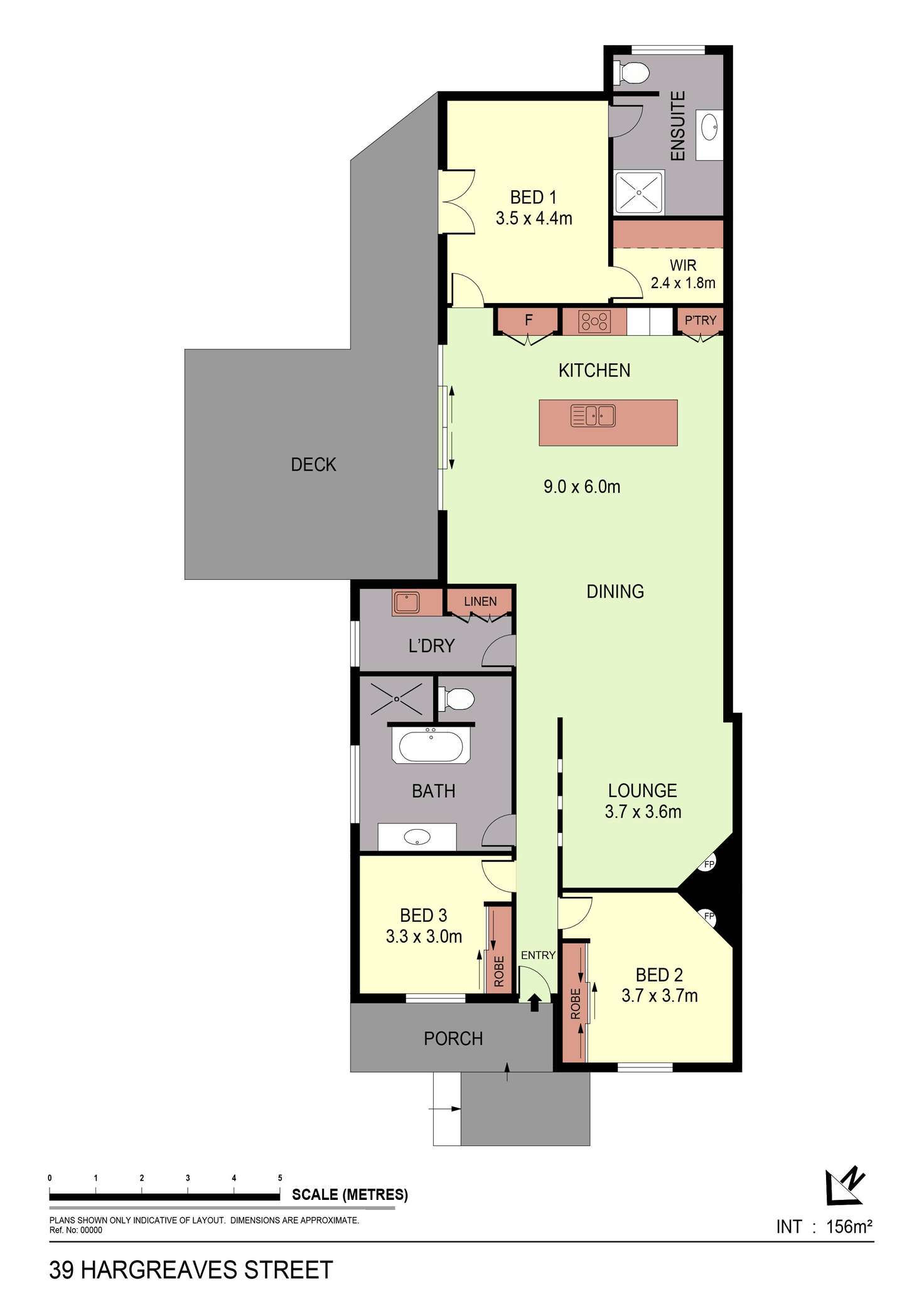 Floorplan of Homely house listing, 39 Hargreaves Street, Bendigo VIC 3550