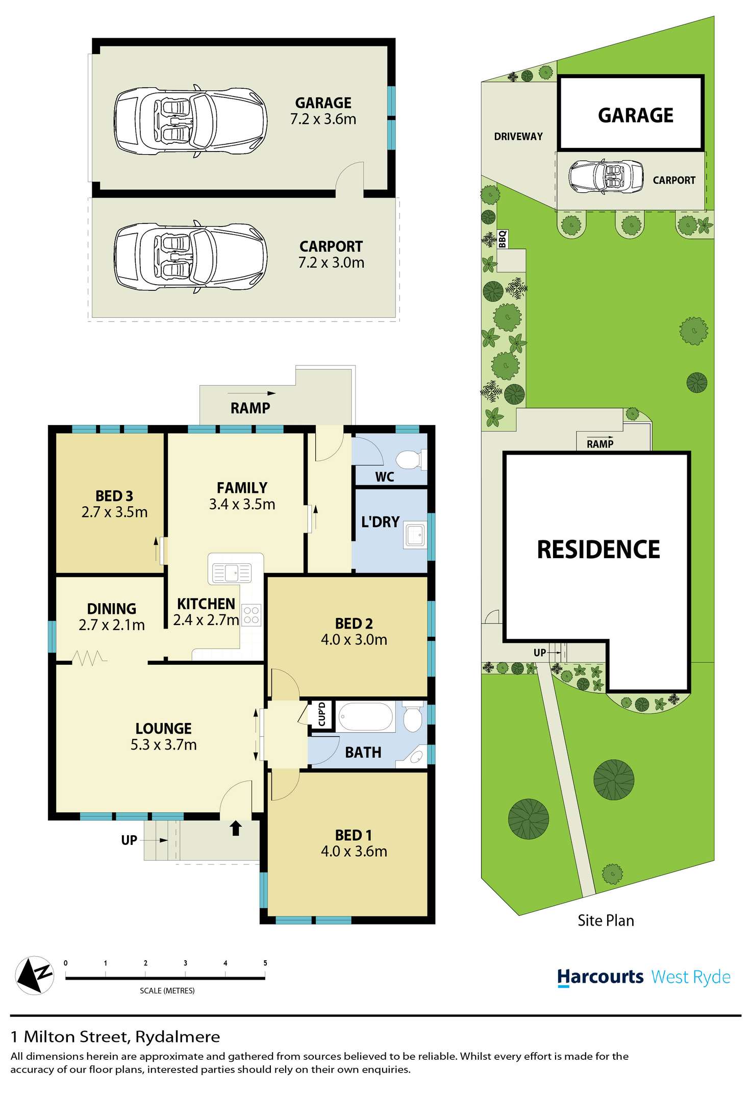 Floorplan of Homely house listing, 1 Milton Street, Rydalmere NSW 2116