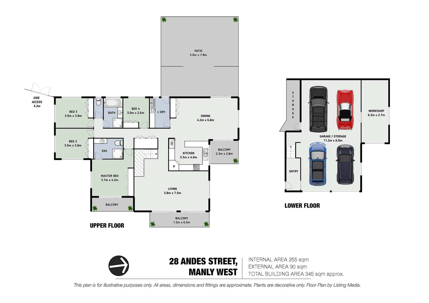 Floorplan of Homely house listing, 28 Andes Street, Manly West QLD 4179