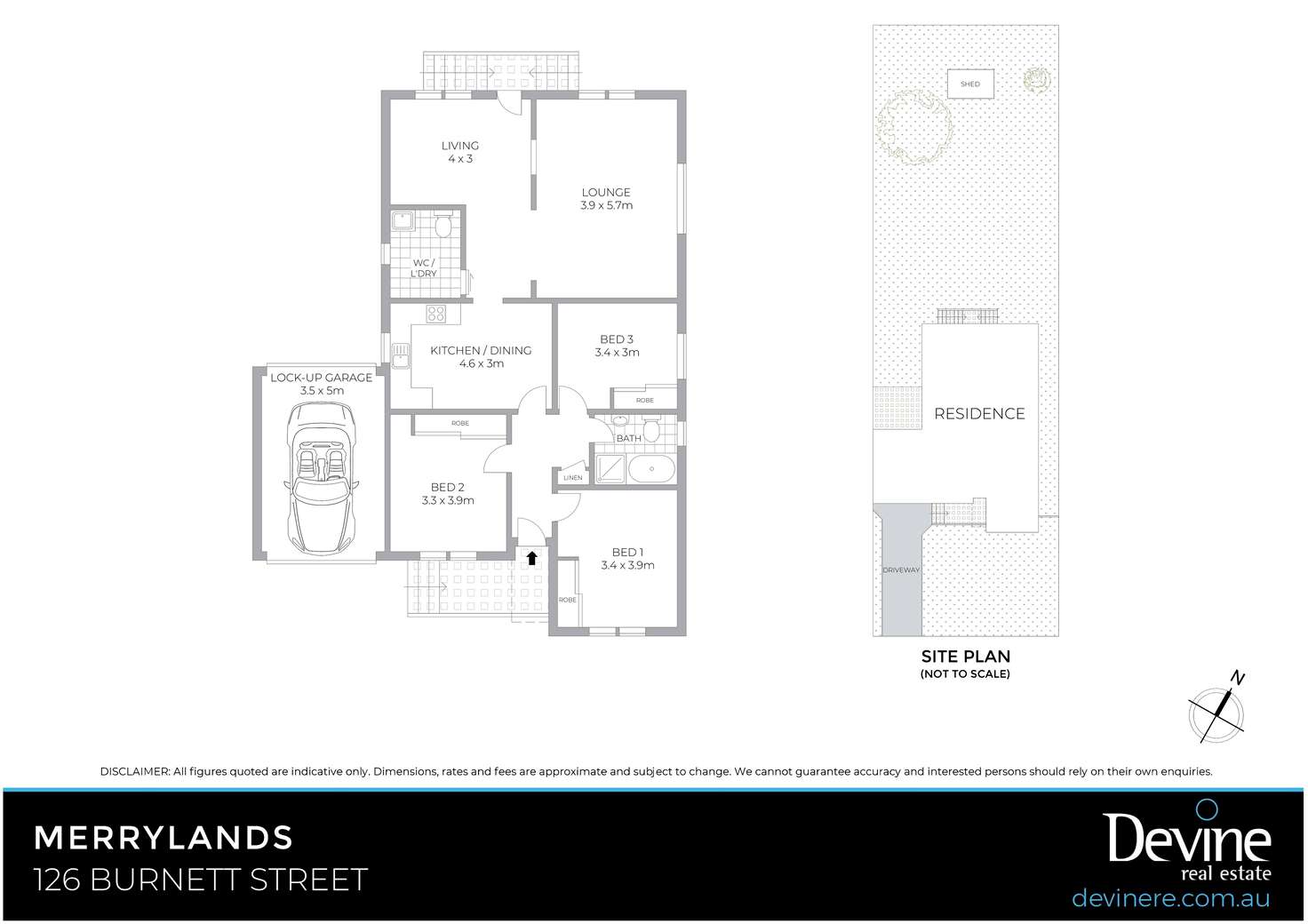 Floorplan of Homely house listing, 126 Burnett Street, Merrylands NSW 2160