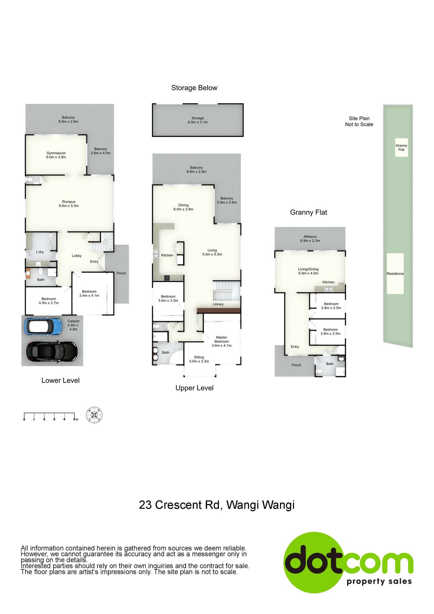 Floorplan of Homely house listing, 23 Crescent Road, Wangi Wangi NSW 2267