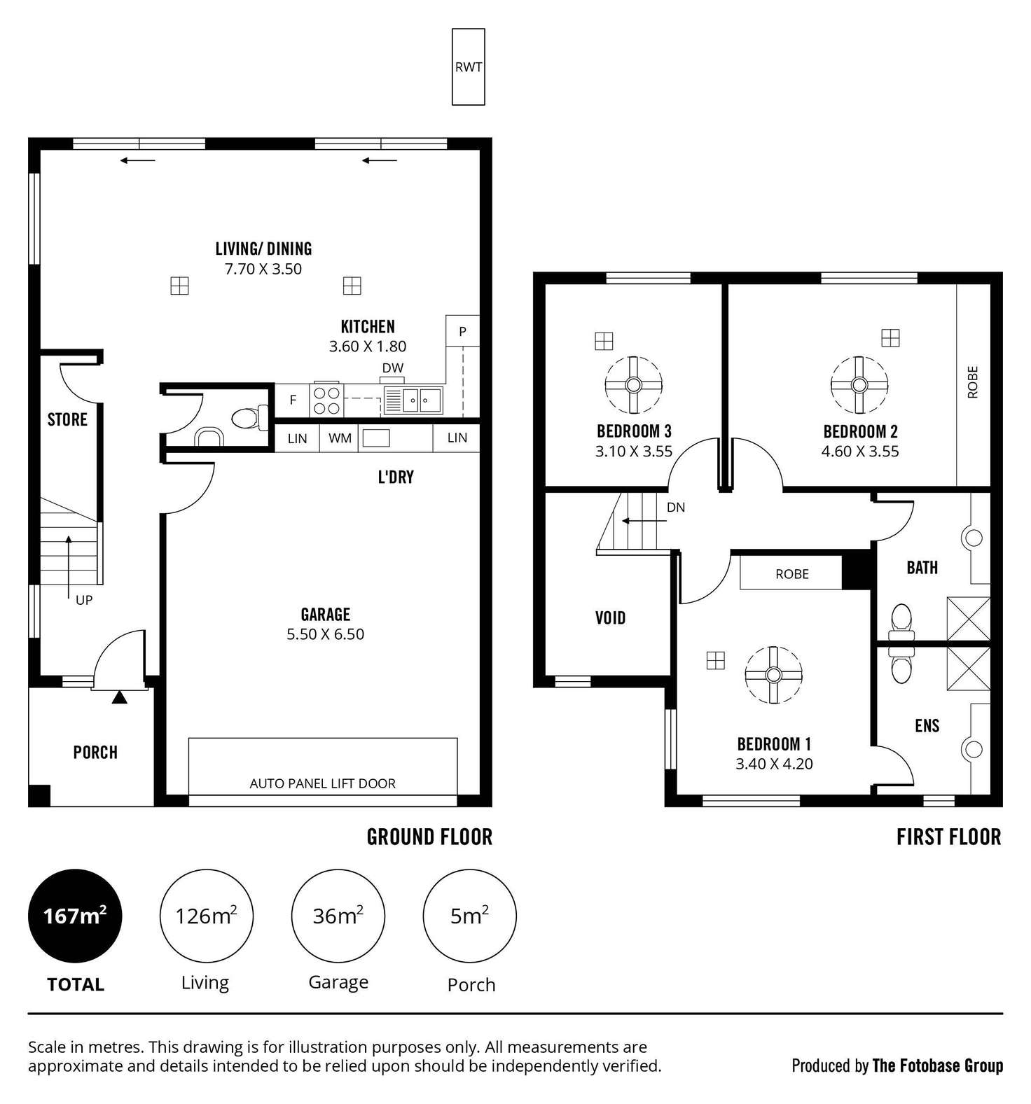 Floorplan of Homely townhouse listing, 19 Byrness Avenue, Devon Park SA 5008