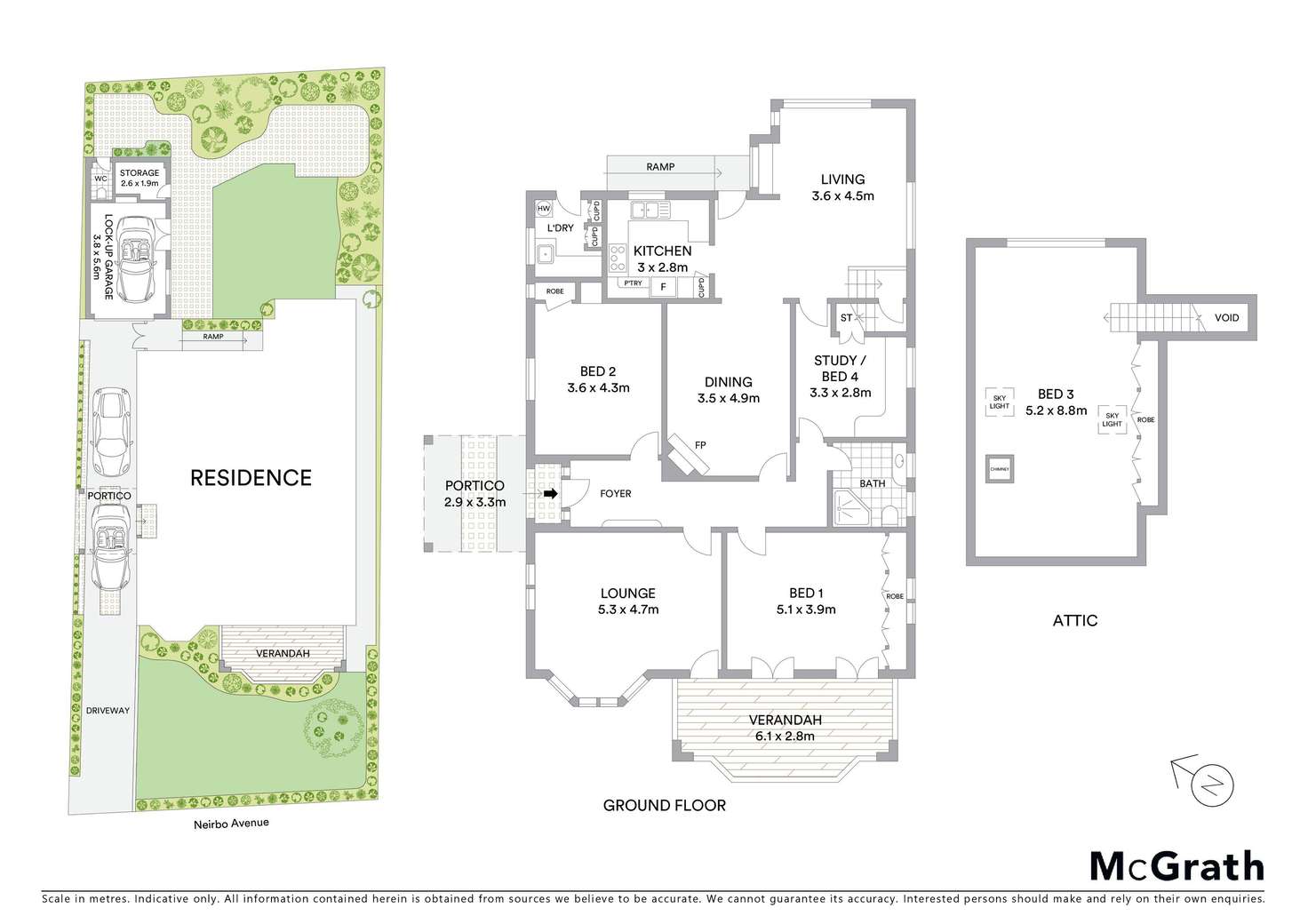 Floorplan of Homely house listing, 6 Neirbo Avenue, Hurstville NSW 2220
