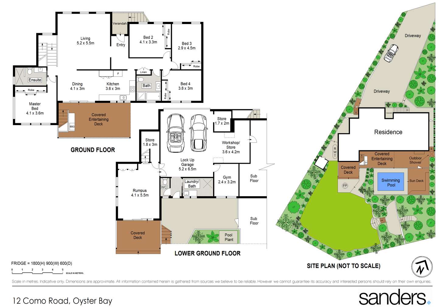 Floorplan of Homely house listing, 12 Como Road, Oyster Bay NSW 2225