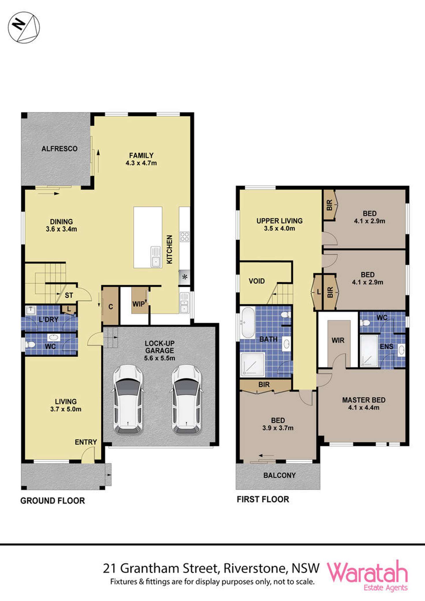 Floorplan of Homely house listing, 21 Grantham Street, Riverstone NSW 2765