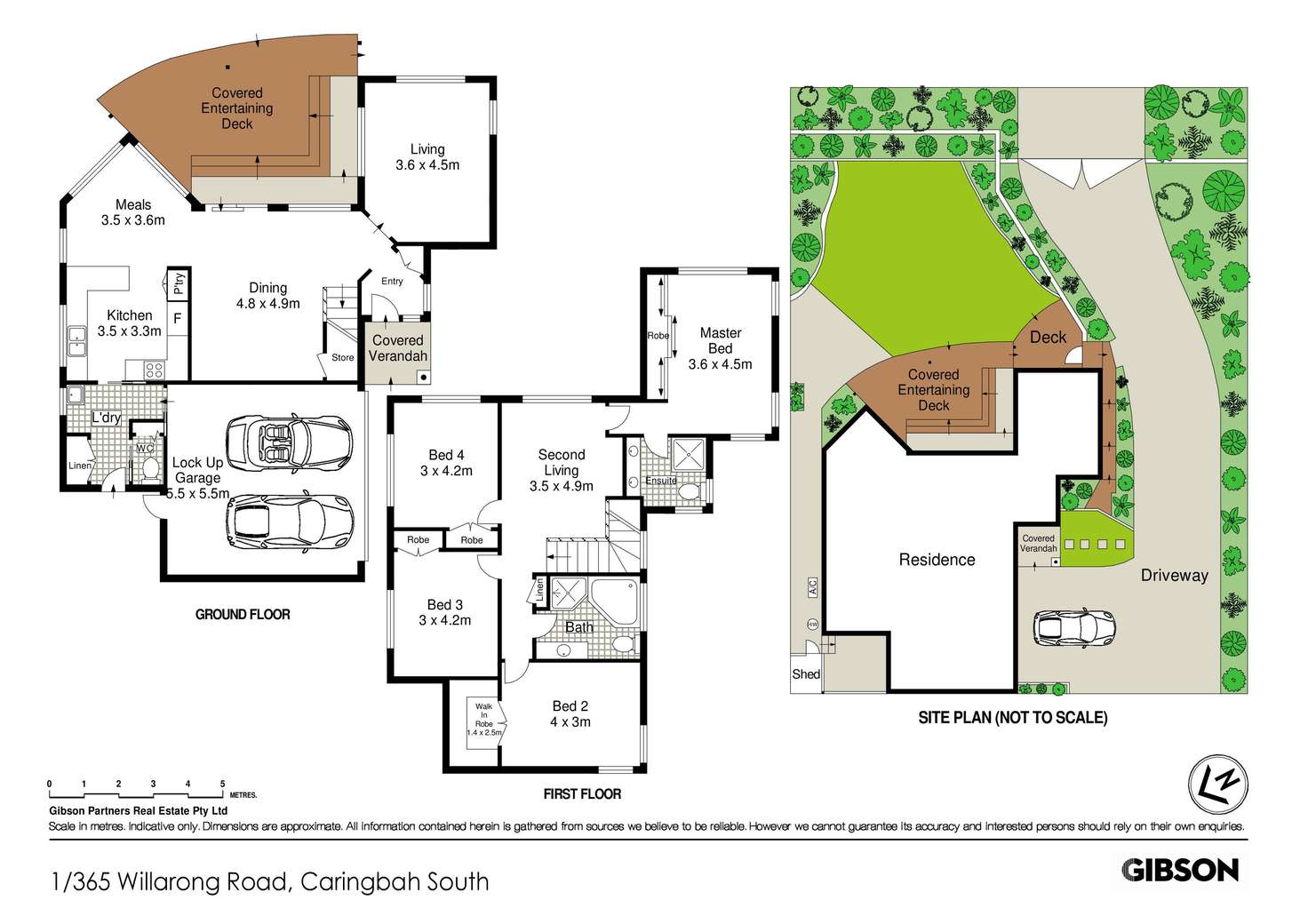 Floorplan of Homely townhouse listing, 1/365 Willarong Road, Caringbah South NSW 2229