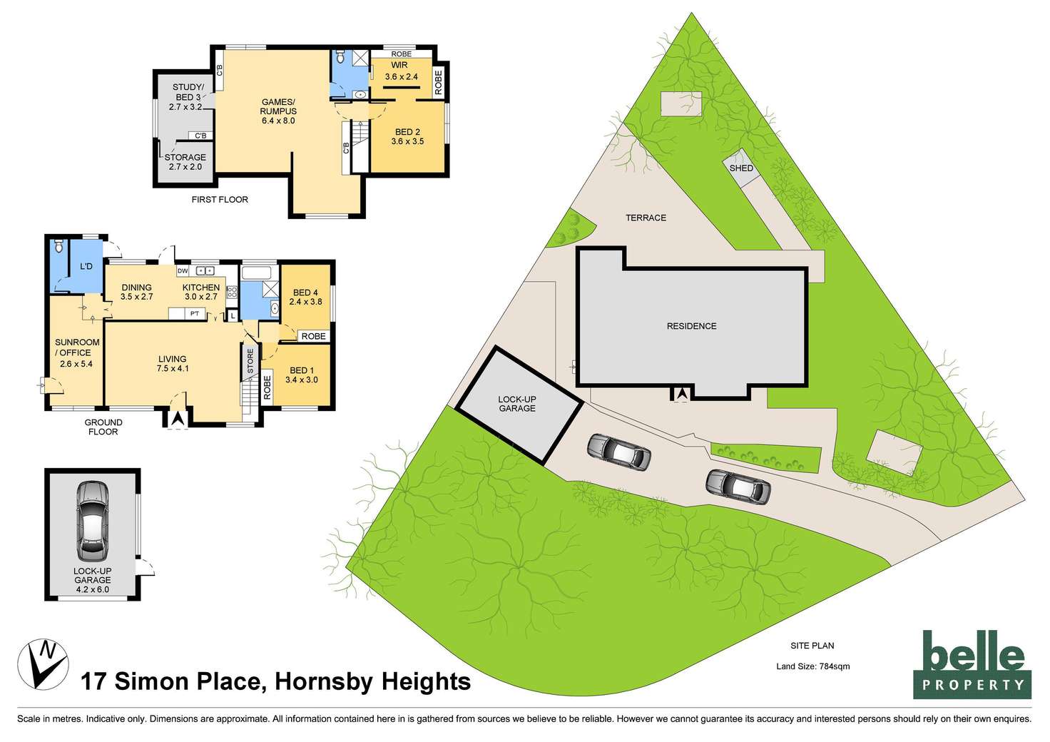 Floorplan of Homely house listing, 17 Simon Place, Hornsby Heights NSW 2077