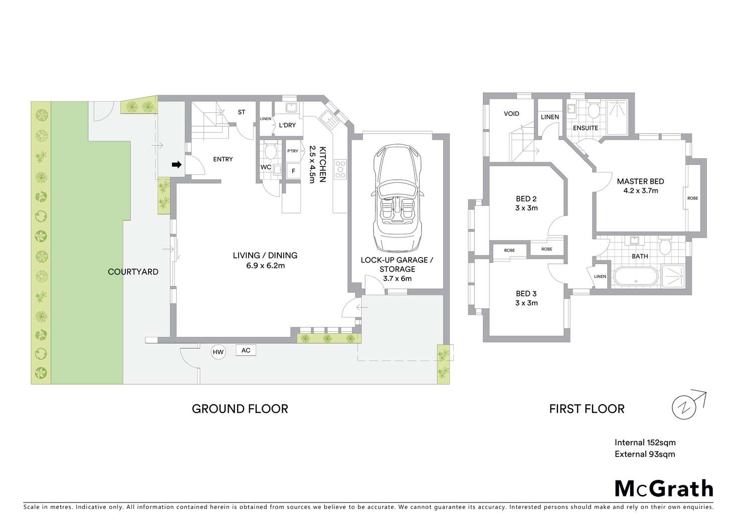 Floorplan of Homely semiDetached listing, 15a Oaks Street, Cronulla NSW 2230