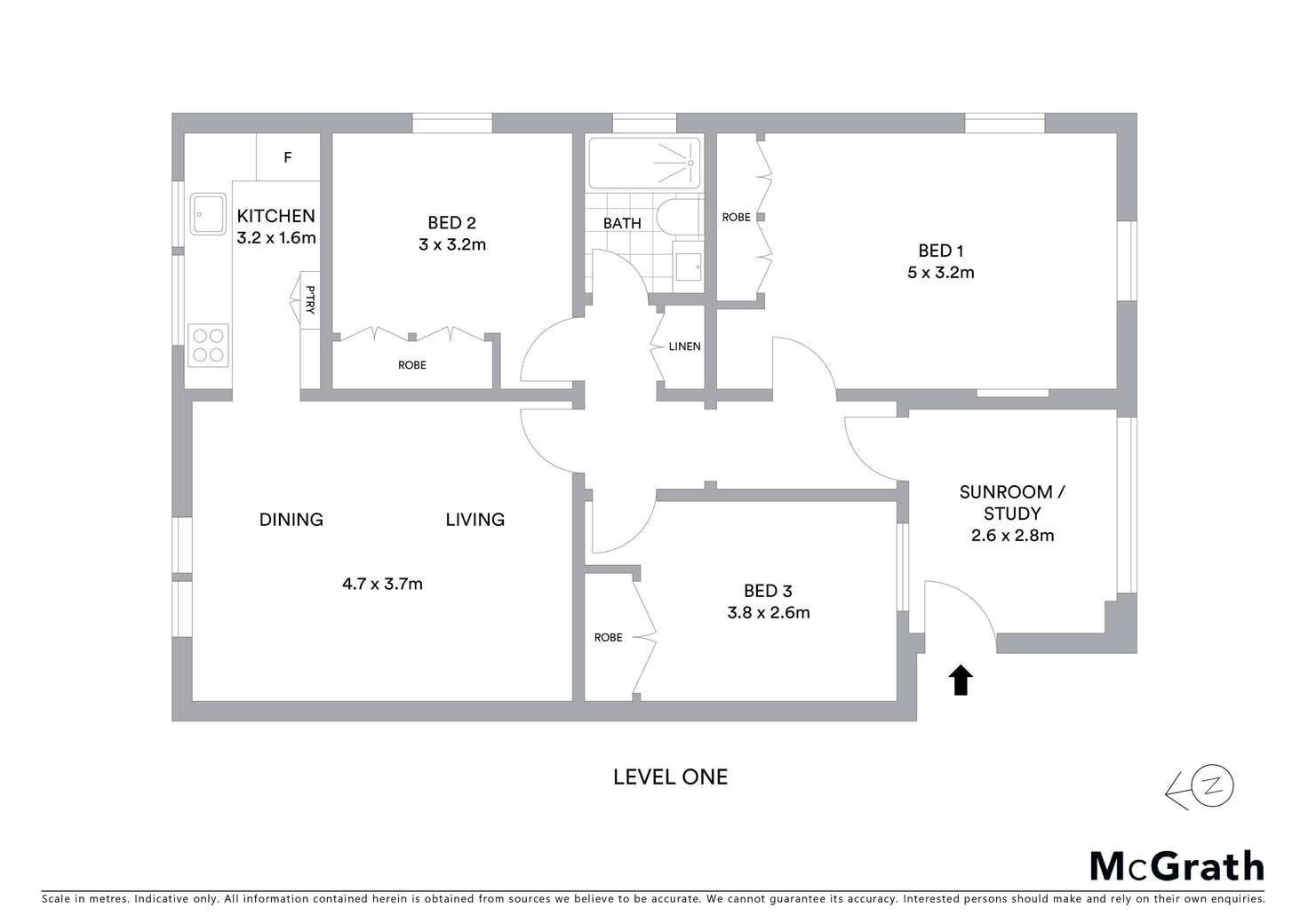 Floorplan of Homely apartment listing, 6/23 Dudley Street, Coogee NSW 2034